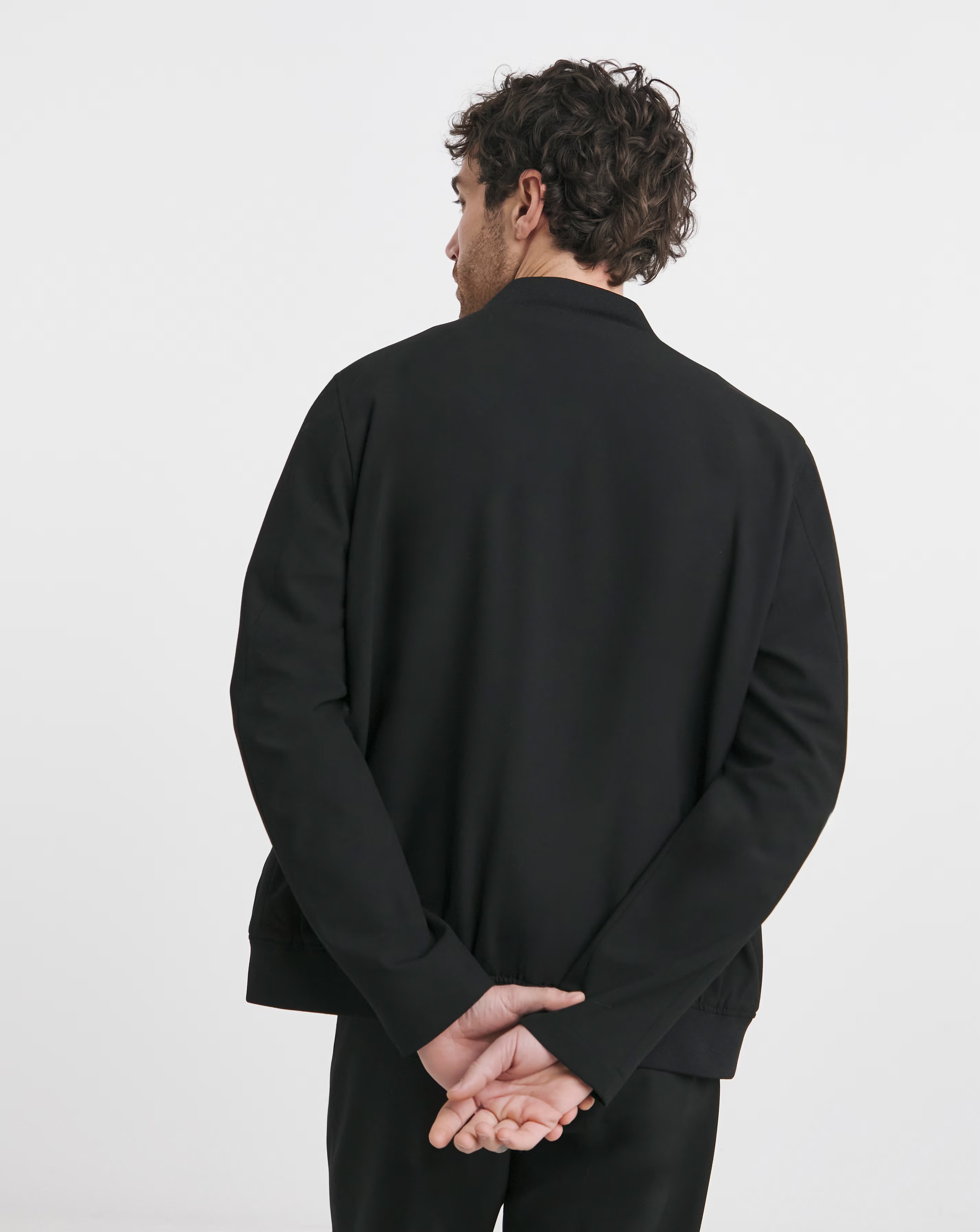 Premium Tailored Stretch Bomber Jacket 3 Premium Tailored Stretch Bomber Jacket