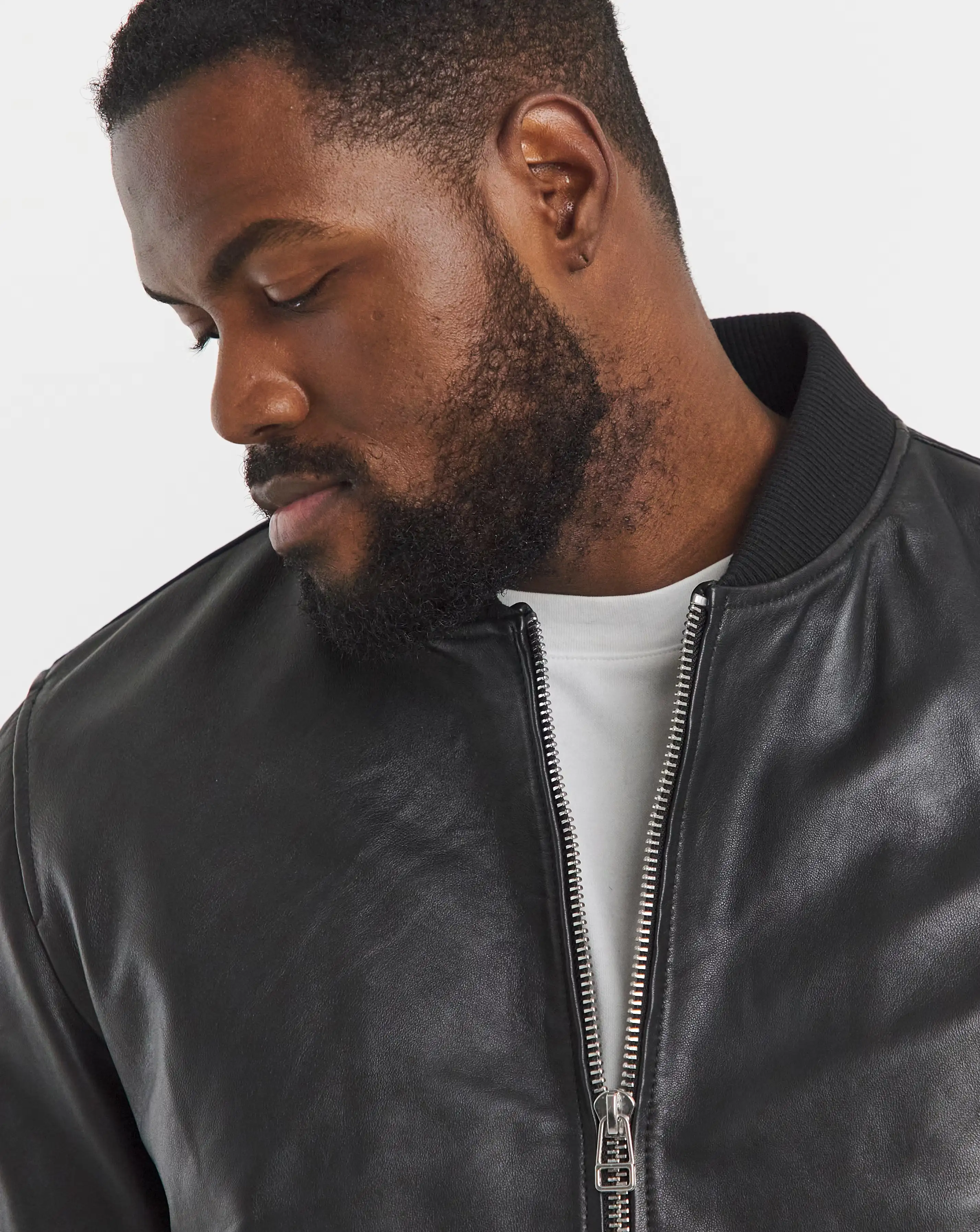 Black Leather Bomber Jacket 3 Black Leather Bomber Jacket