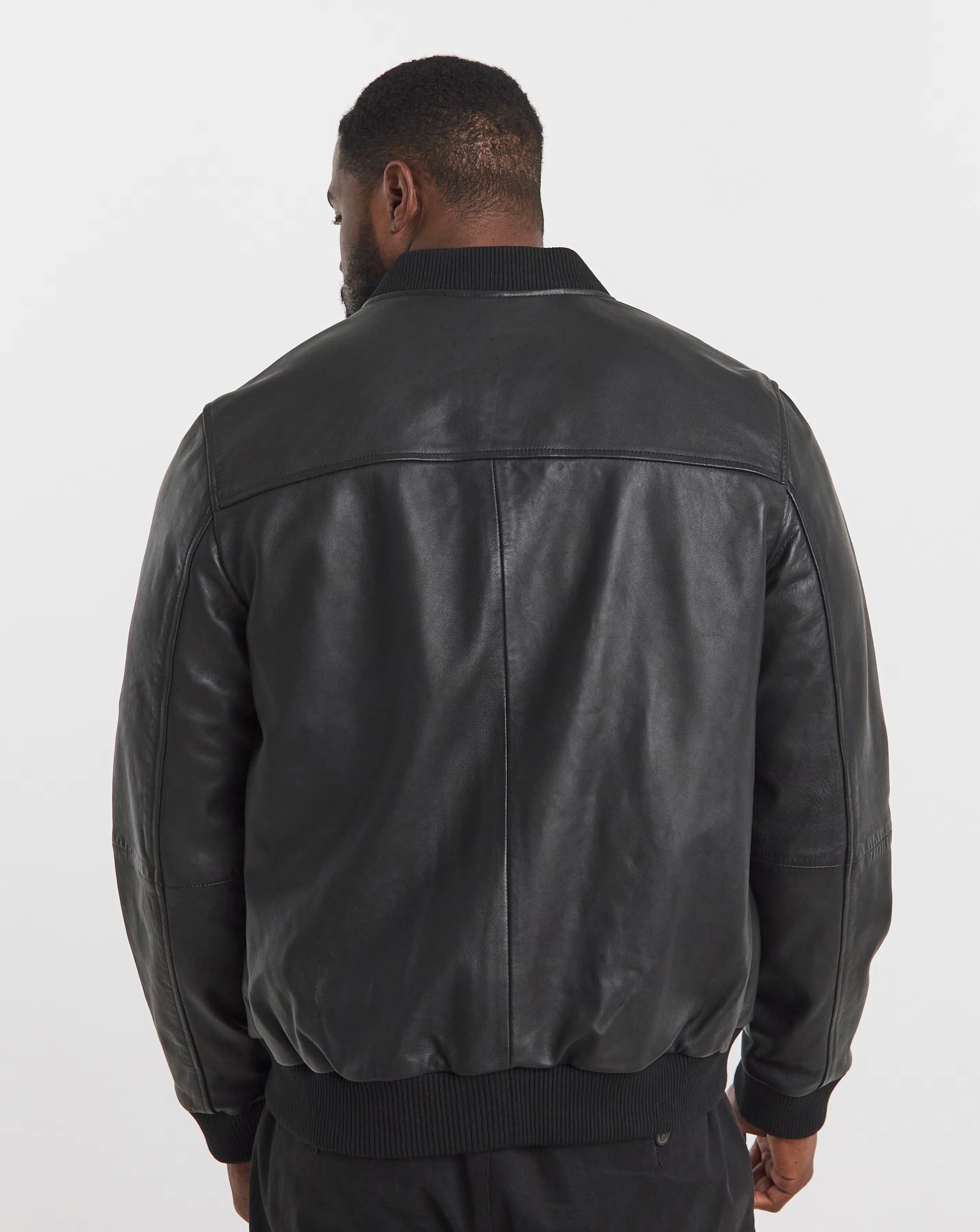 Black Leather Bomber Jacket 4 Black Leather Bomber Jacket