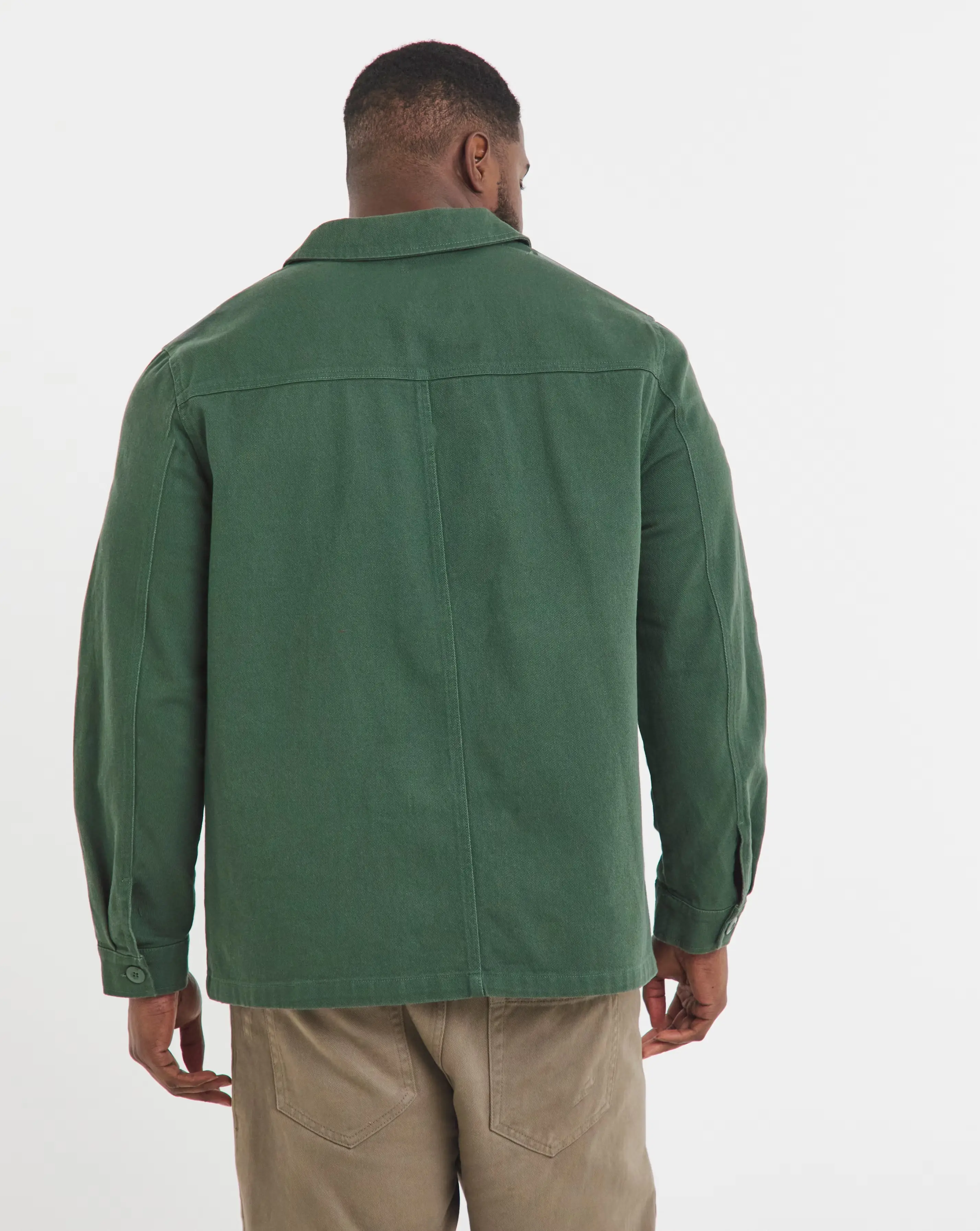 Green Washed Cotton Shacket 4 Green Washed Cotton Shacket