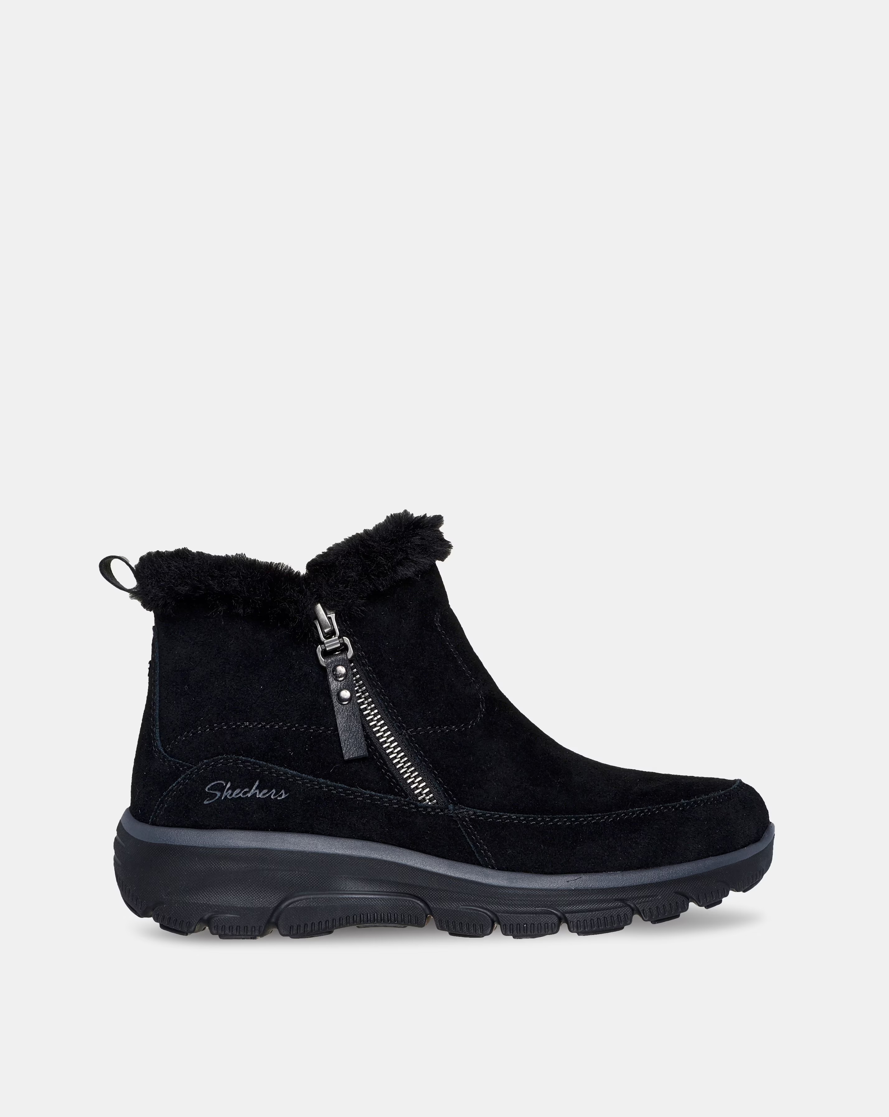 Skechers Easy Going Zip Boots Wide Fit 1 Skechers Easy Going Zip Boots Wide Fit