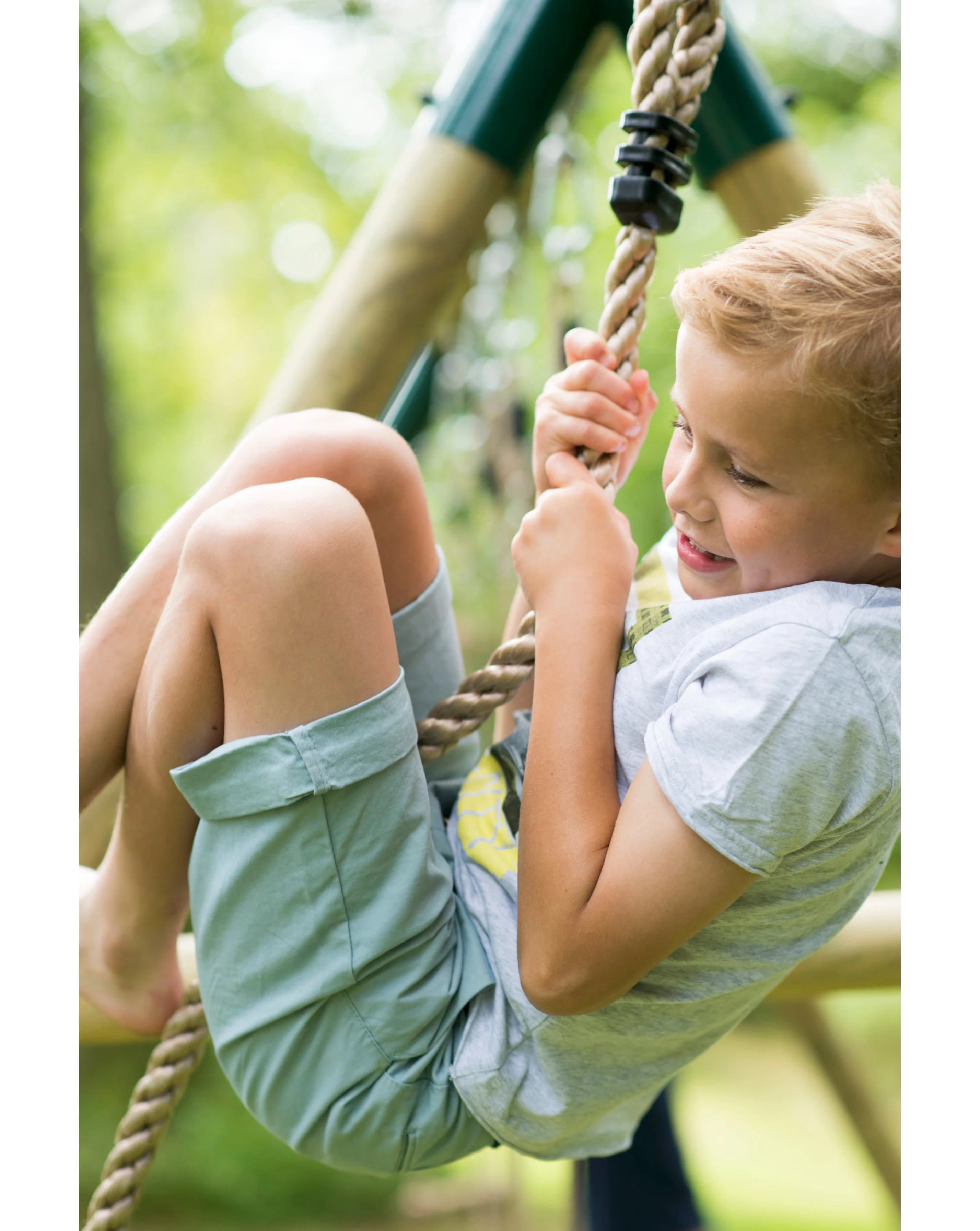 Plum Gibbon Wooden Swing Set 4 Plum Gibbon Wooden Swing Set