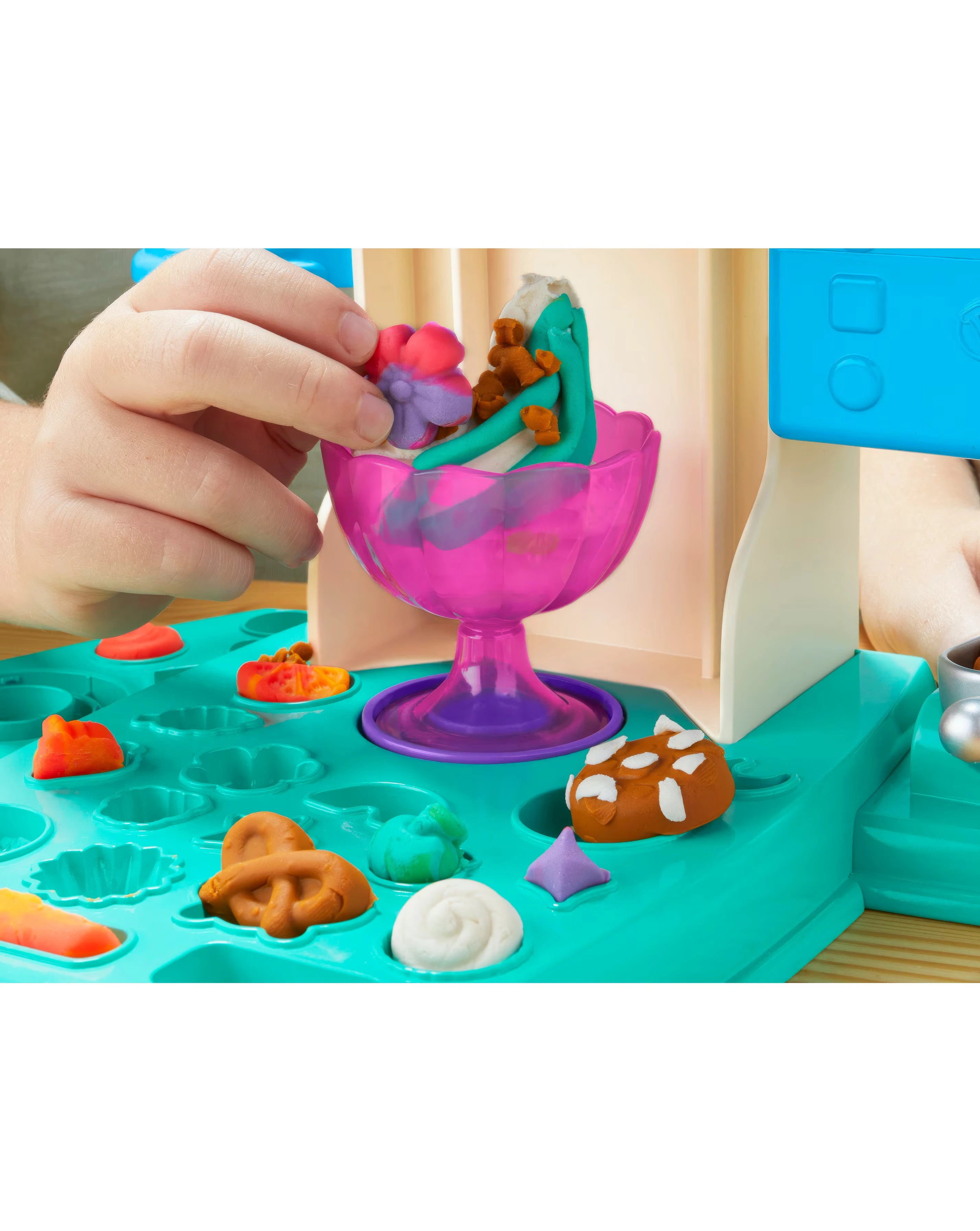 Play-Doh Rainbow Swirl Ice Cream Playset 16 Play-Doh Rainbow Swirl Ice Cream Playset