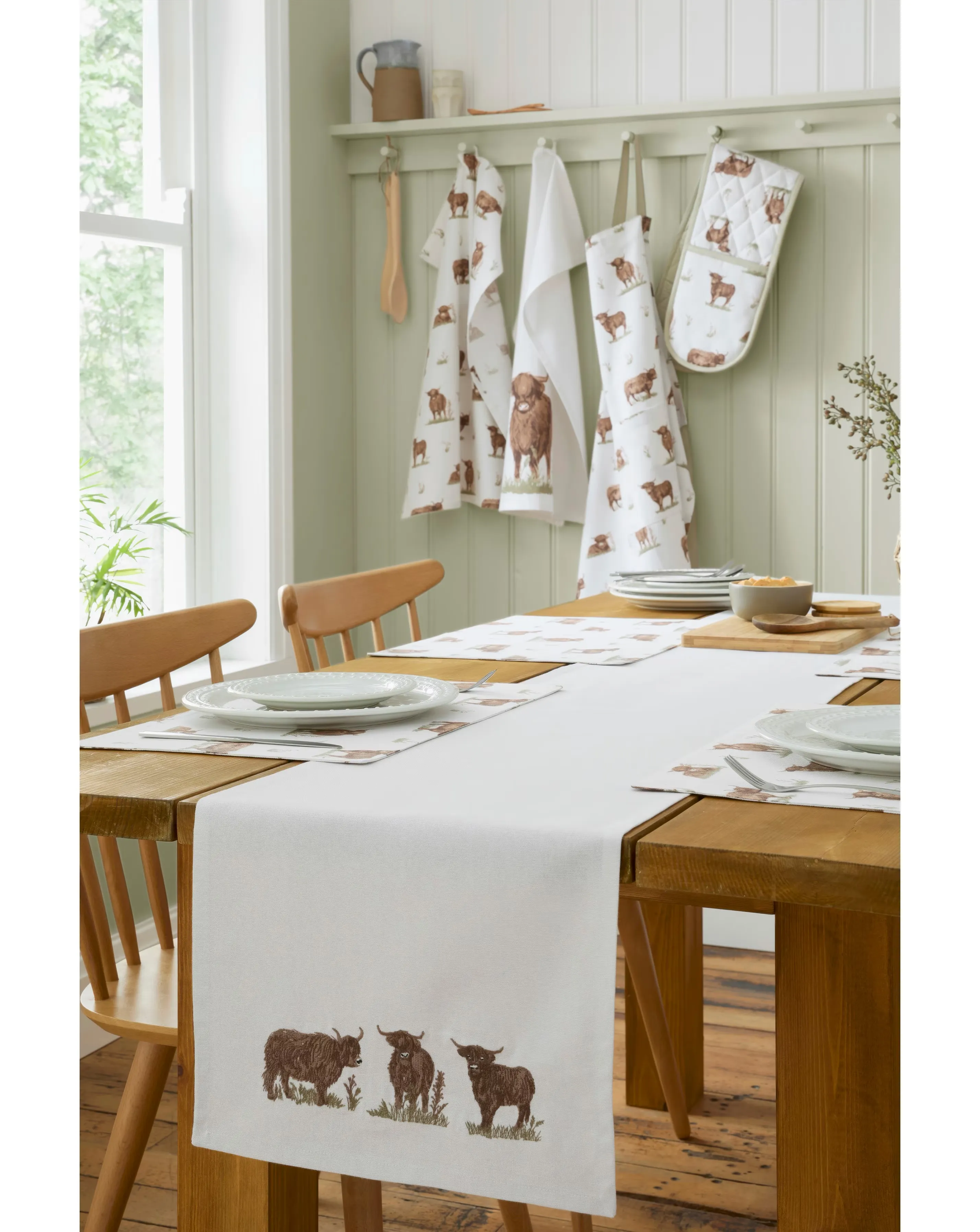 Angus Highland Cow 4 Pack Placemats 2 Angus Highland Cow 4 Pack Placemats