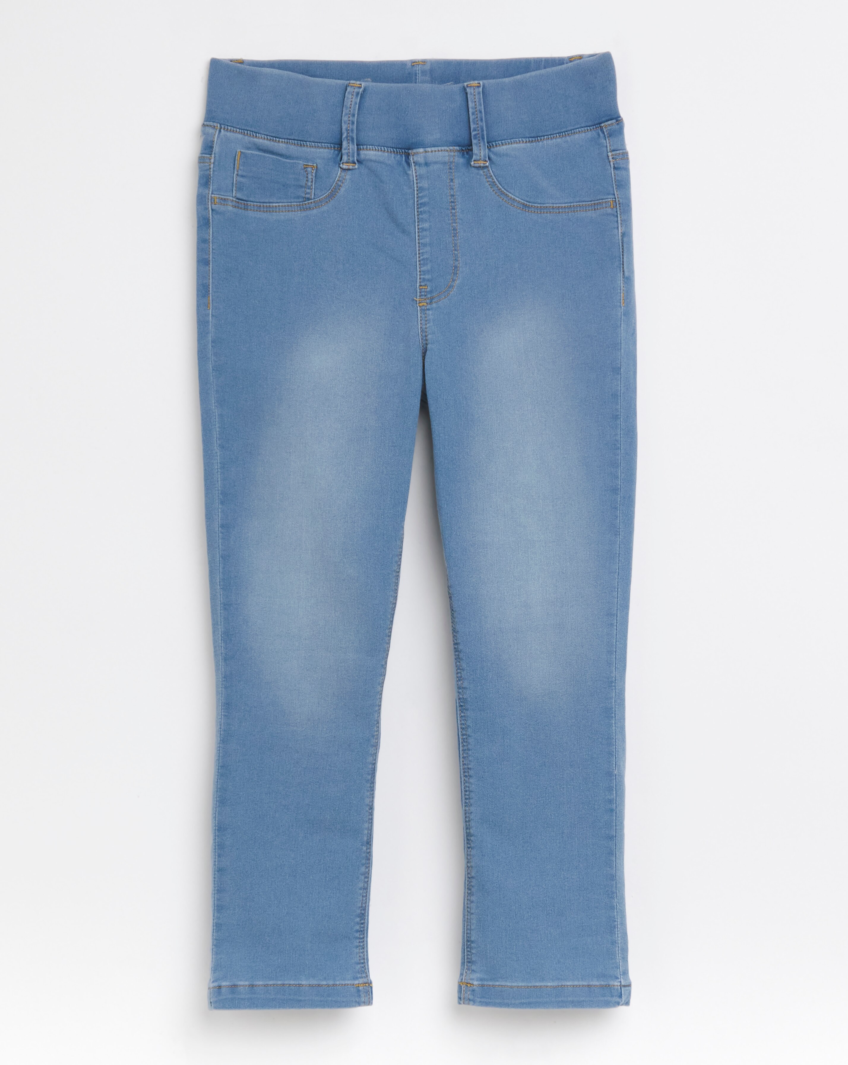 Simply Be Light Wash Pull On Capri Jegging 9 Simply Be Light Wash Pull On Capri Jegging