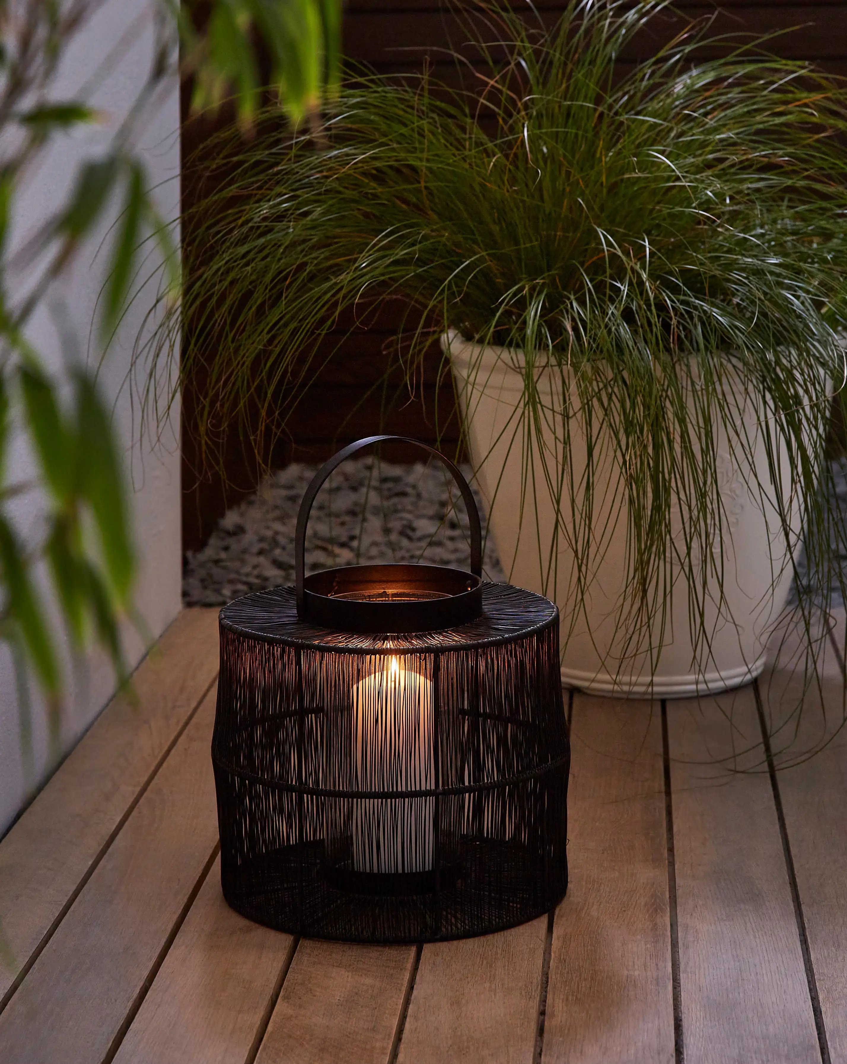 Ivyline Portofino Wirework Lantern H22cm W26cm 1 Ivyline Portofino Wirework Lantern H22cm W26cm