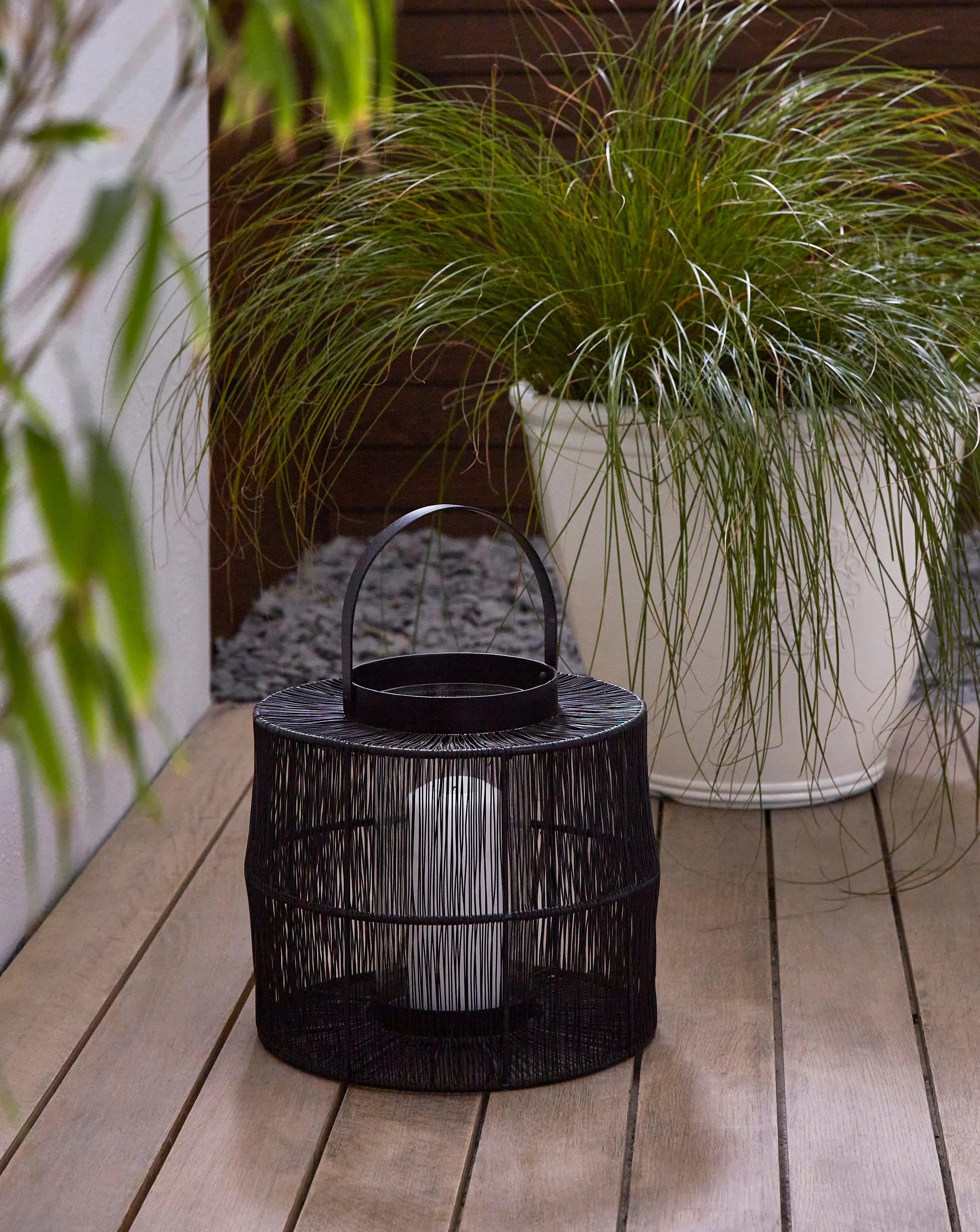 Ivyline Portofino Wirework Lantern H22cm W26cm 2 Ivyline Portofino Wirework Lantern H22cm W26cm
