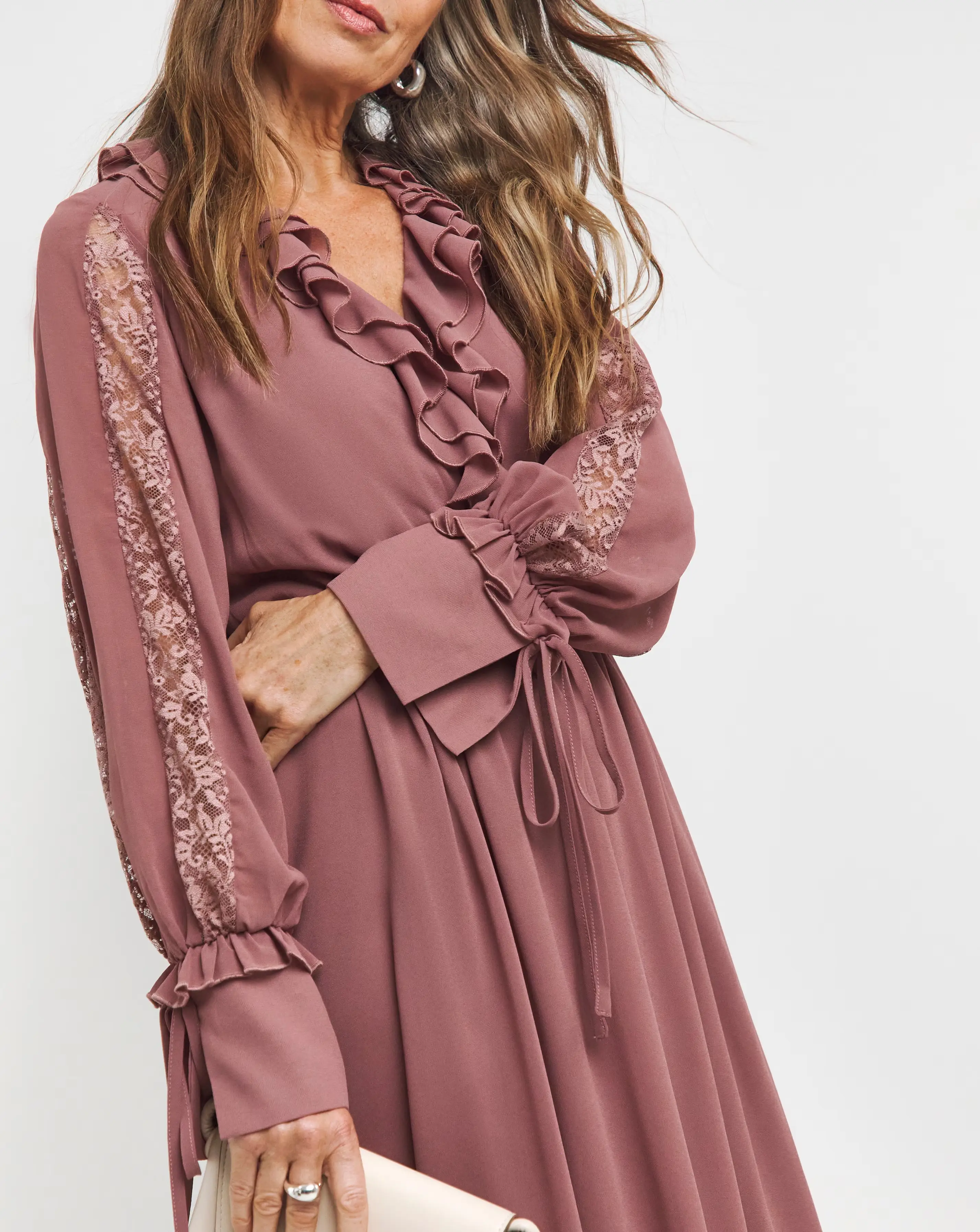 Frill Detail Maxi Dress 3 Frill Detail Maxi Dress