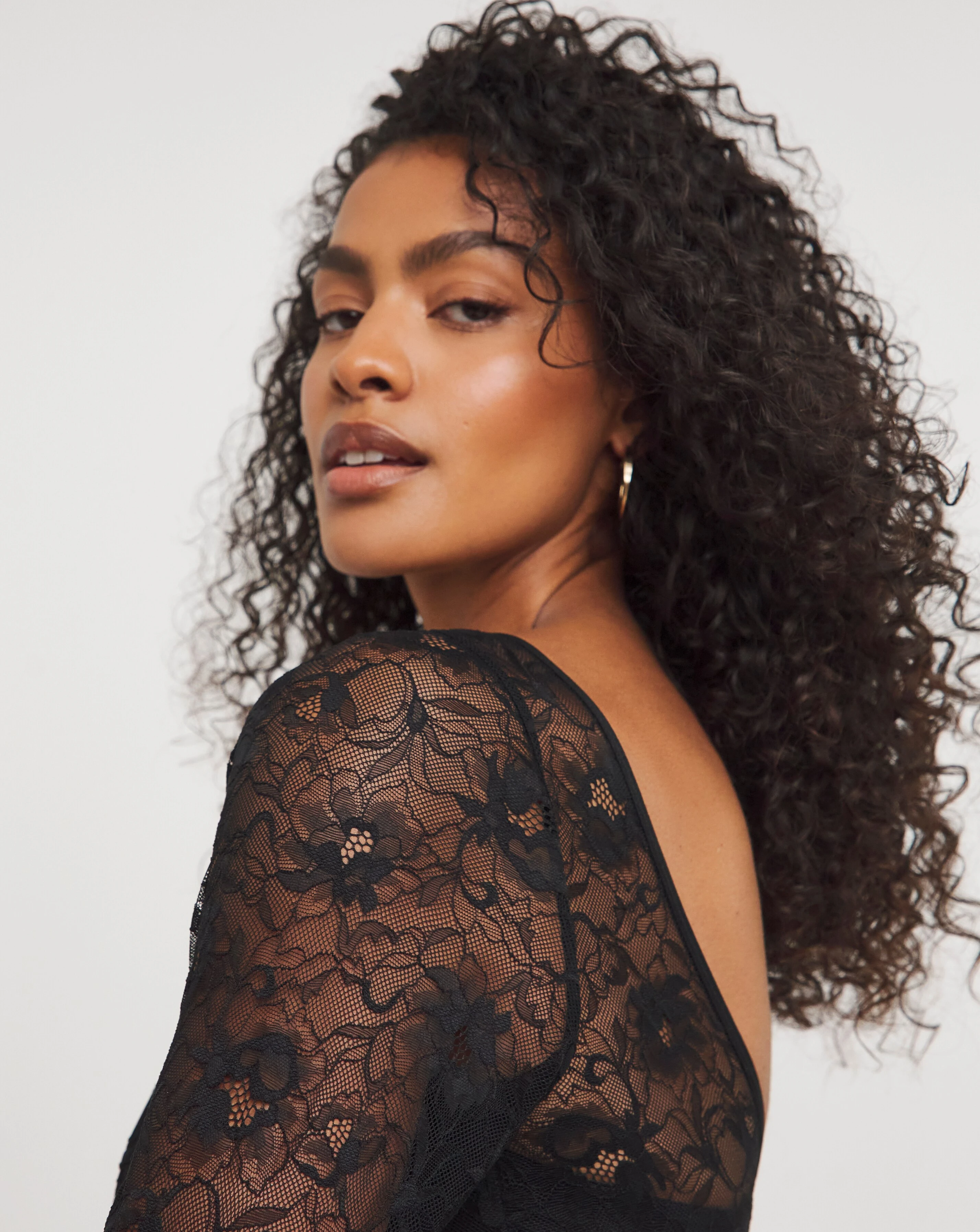 Figleaves Underwired Non Padded All Over Lace Body Black 4 Figleaves Underwired Non Padded All Over Lace Body Black