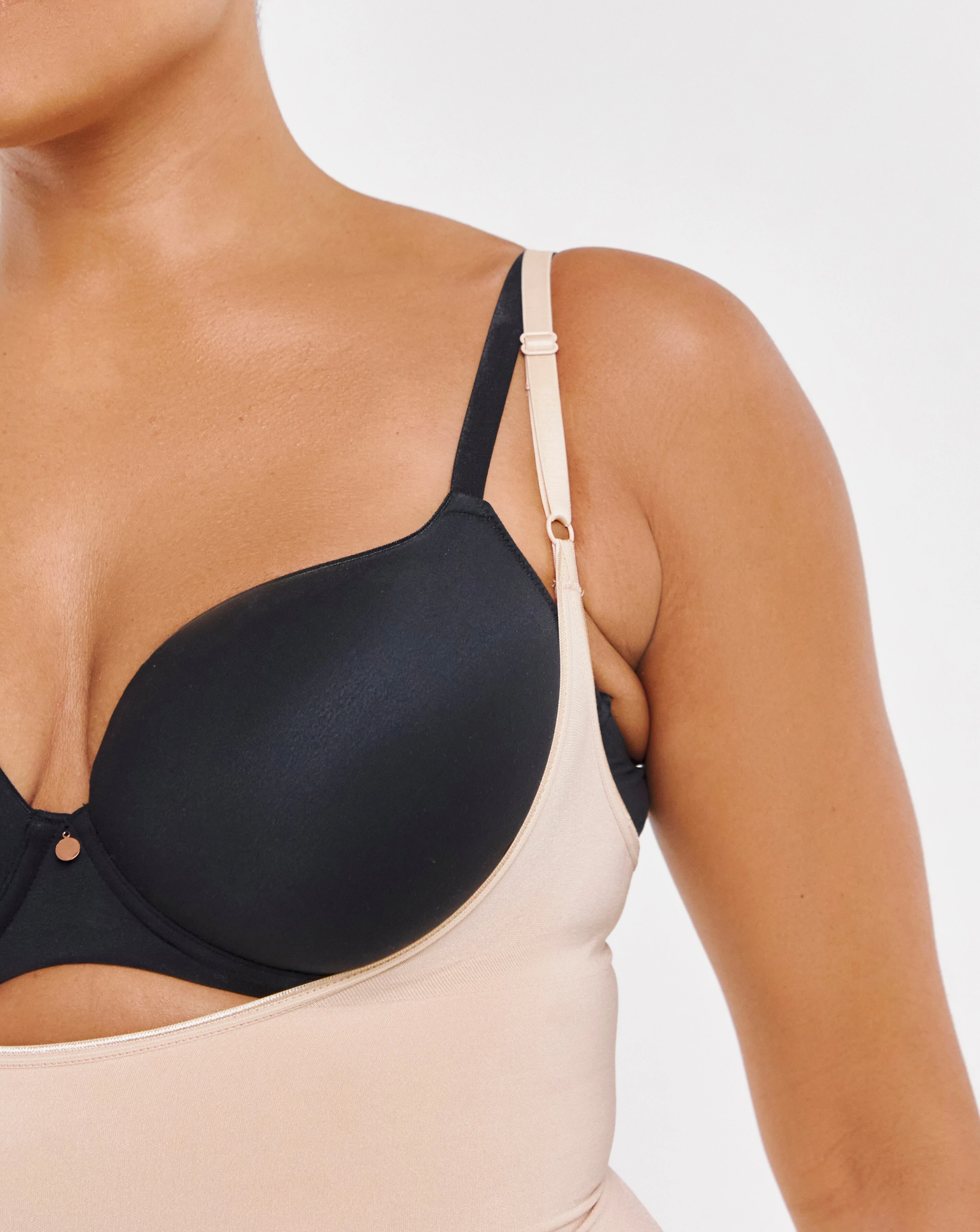 Spanx Everyday Seamless Medium Control Open Bust Bodysuit Soft Nude 4 Spanx Everyday Seamless Medium Control Open Bust Bodysuit Soft Nude