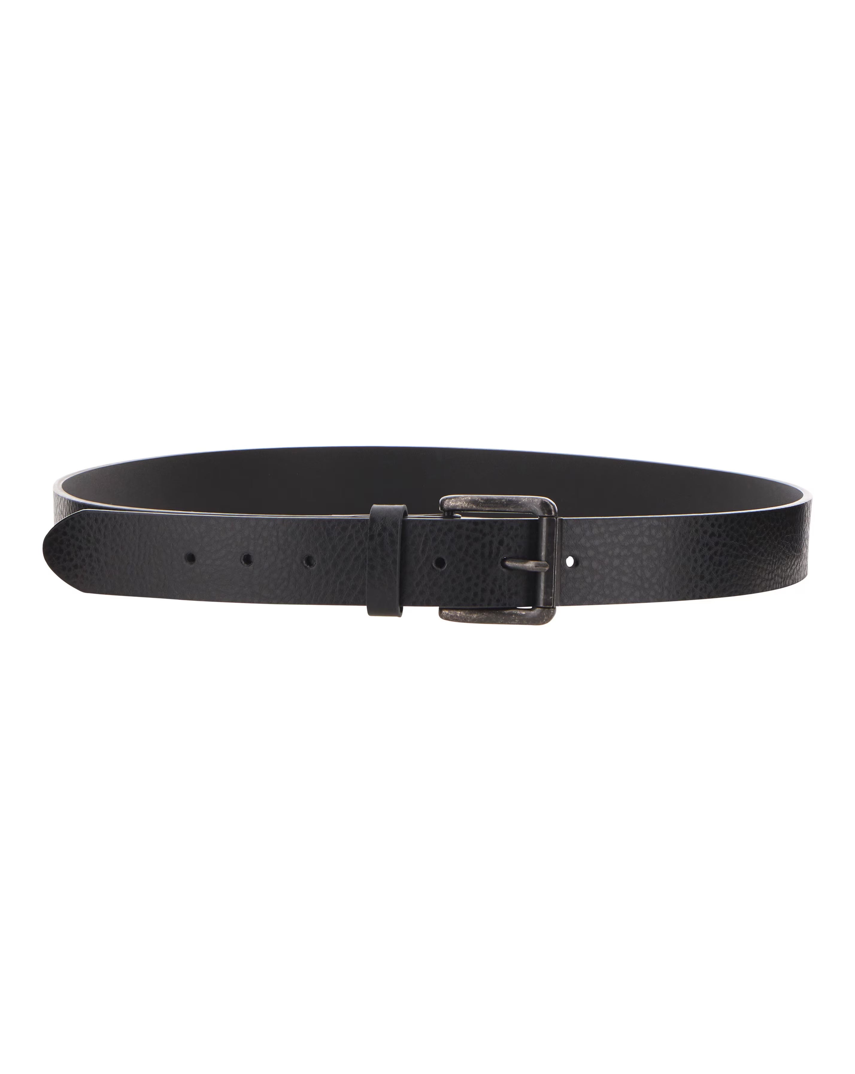 Black Leather Buckle Belt 1 Black Leather Buckle Belt