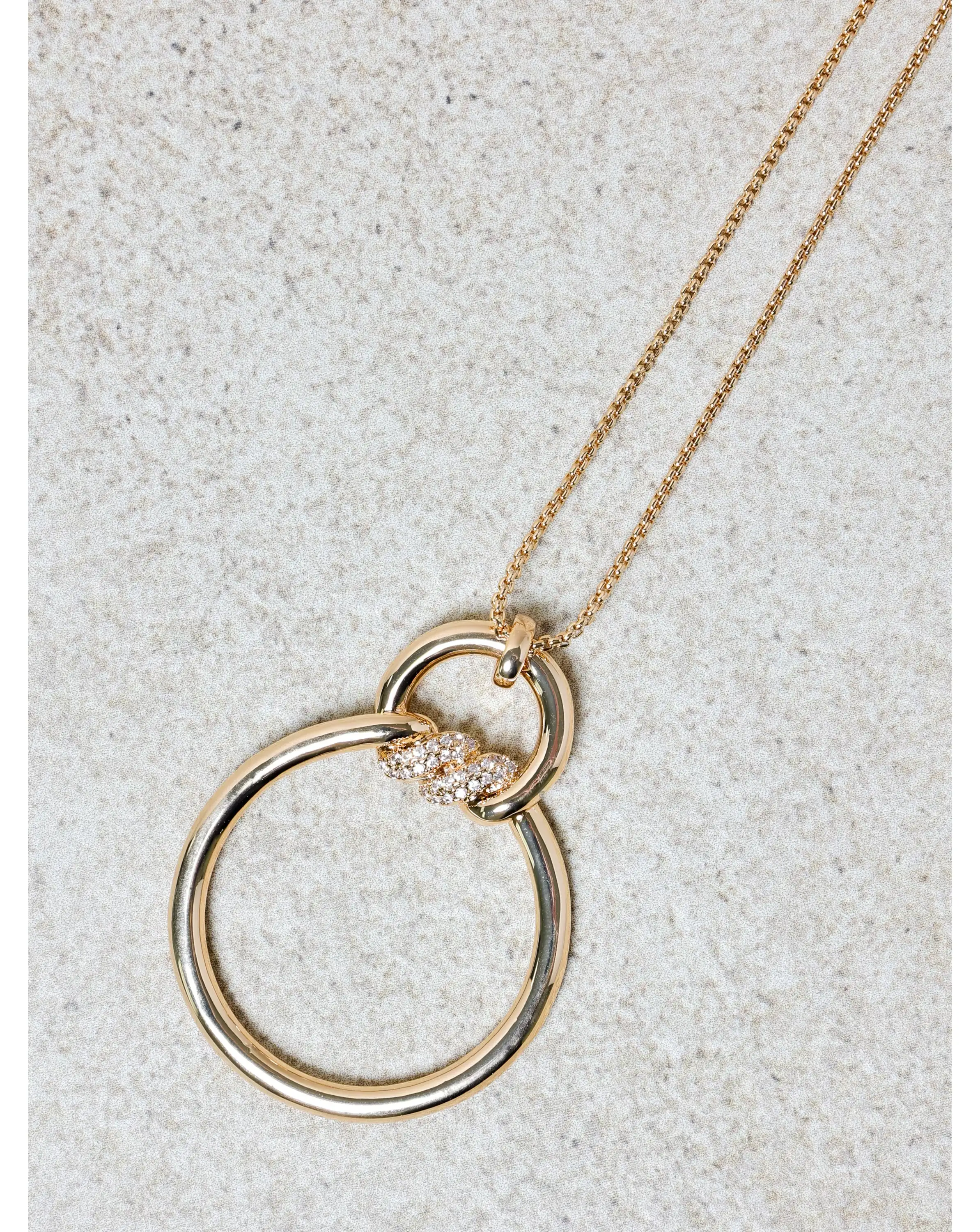 Jon Richard Gold Plated And Pave Long Pendant 3 Jon Richard Gold Plated And Pave Long Pendant
