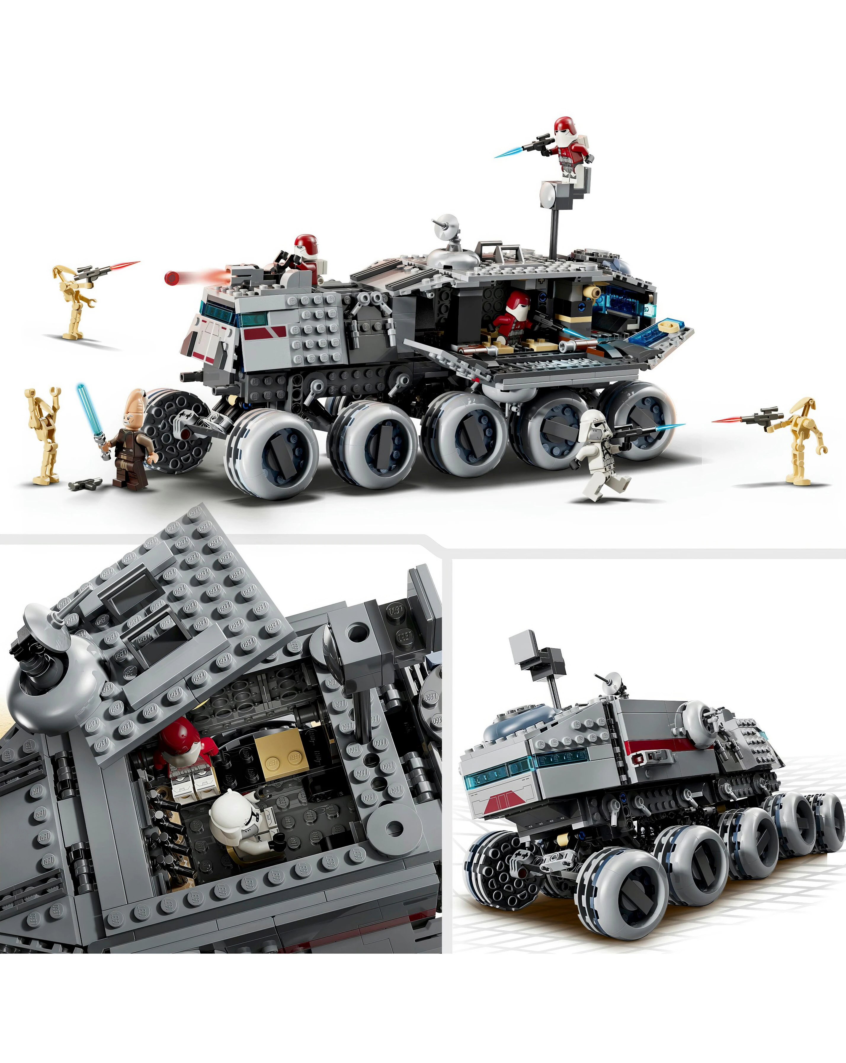 LEGO Star Wars: The Clone Wars Republic Juggernaut Buildable Vehicle 75413 4 LEGO Star Wars: The Clone Wars Republic Juggernaut Buildable Vehicle 75413
