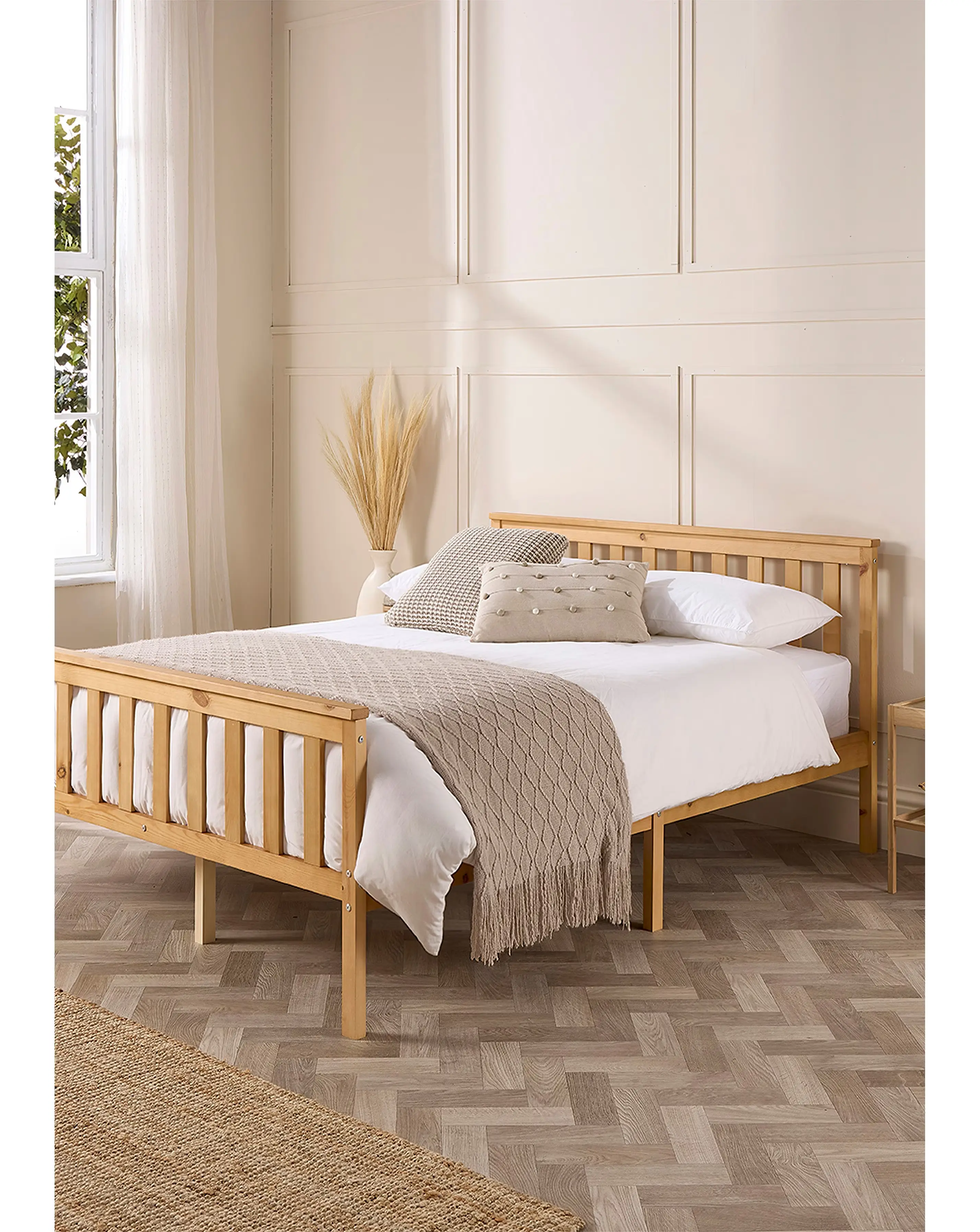 Aspire Atlantic Wooden Bed Frame 1 Aspire Atlantic Wooden Bed Frame