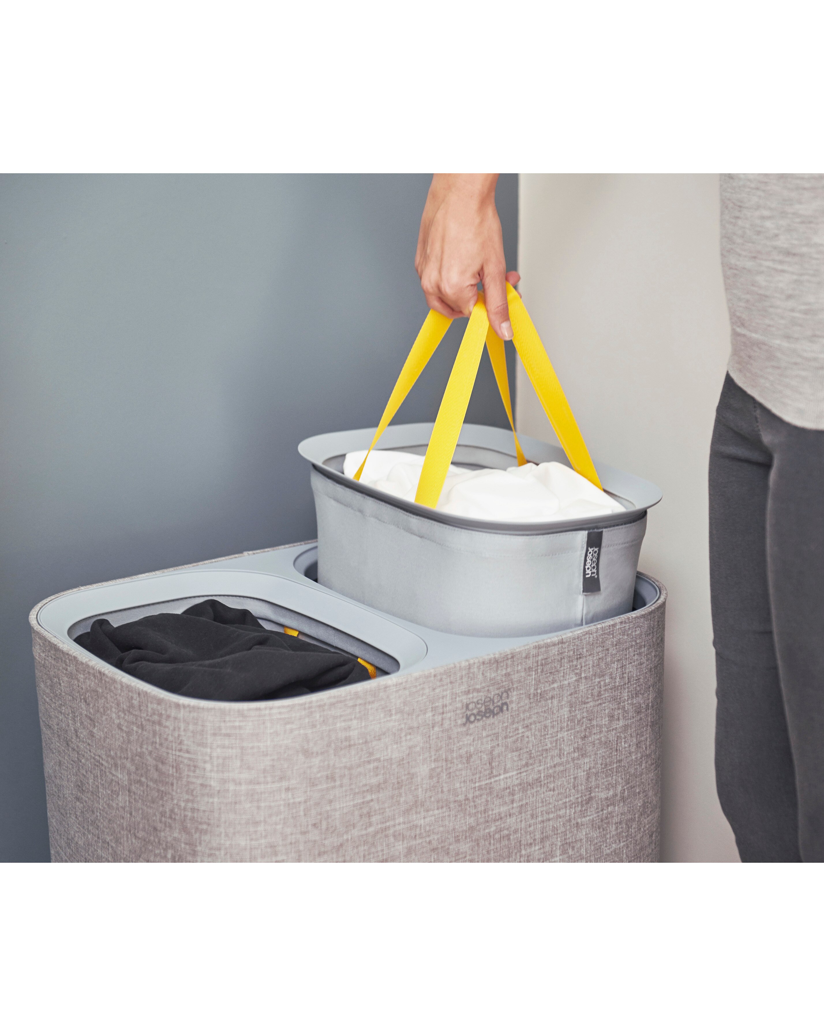 Joseph Joseph 90L Laundry Basket Grey 3 Joseph Joseph 90L Laundry Basket Grey