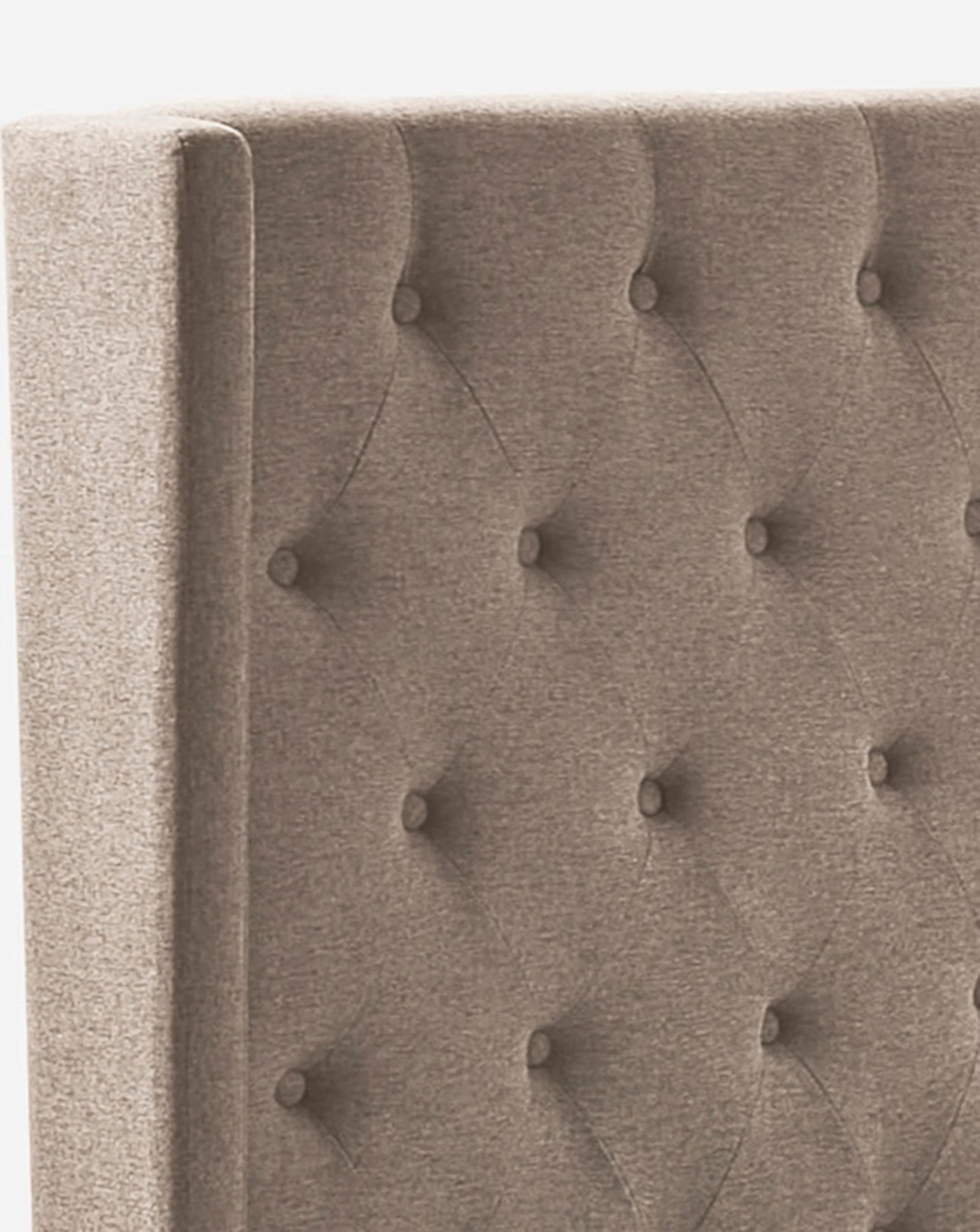 Allegra Winged Fabric Bedframe
