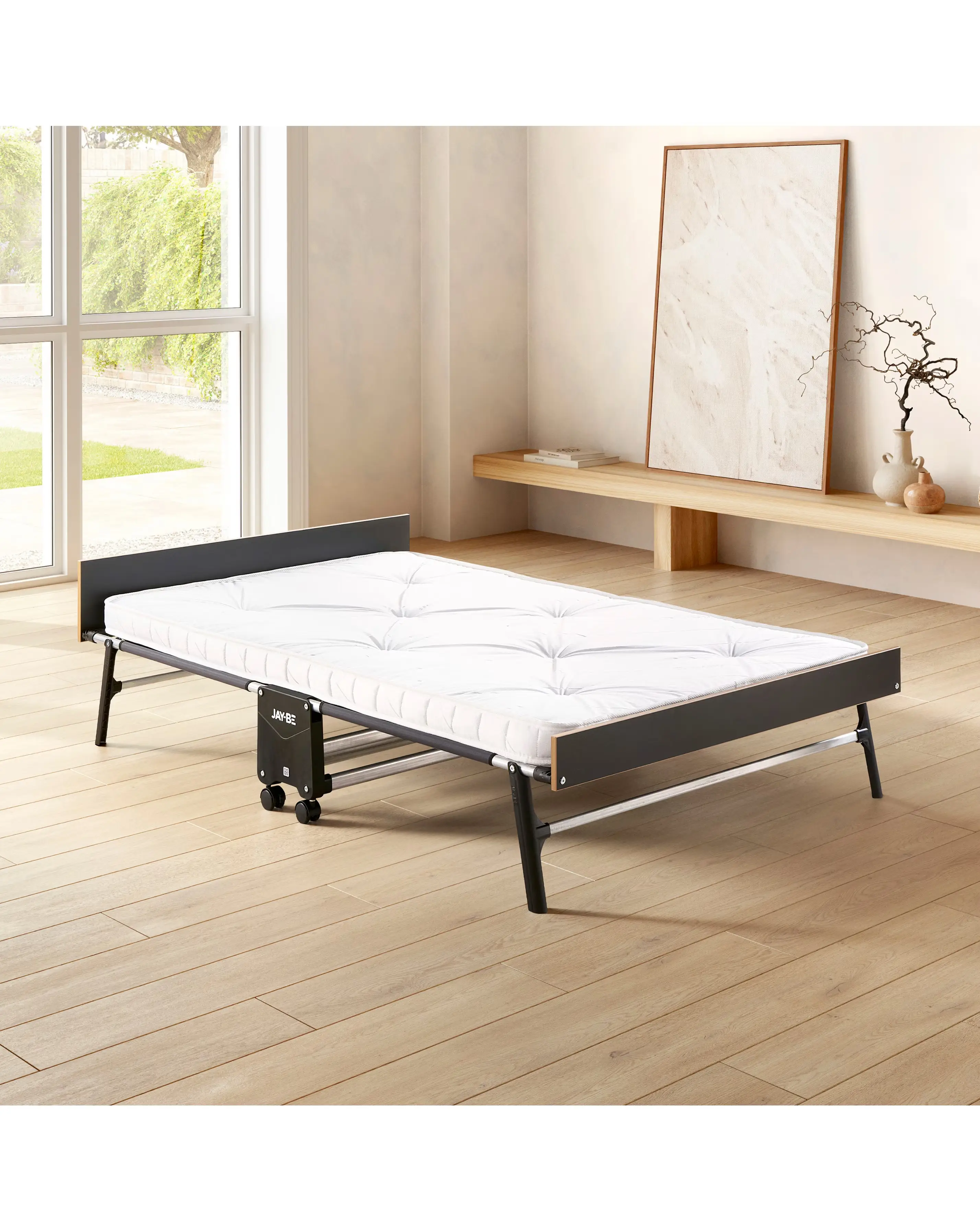 Jay-Be Grand Folding Bed with e-Pocket Mattress - Small Double 1 Jay-Be Grand Folding Bed with e-Pocket Mattress - Small Double