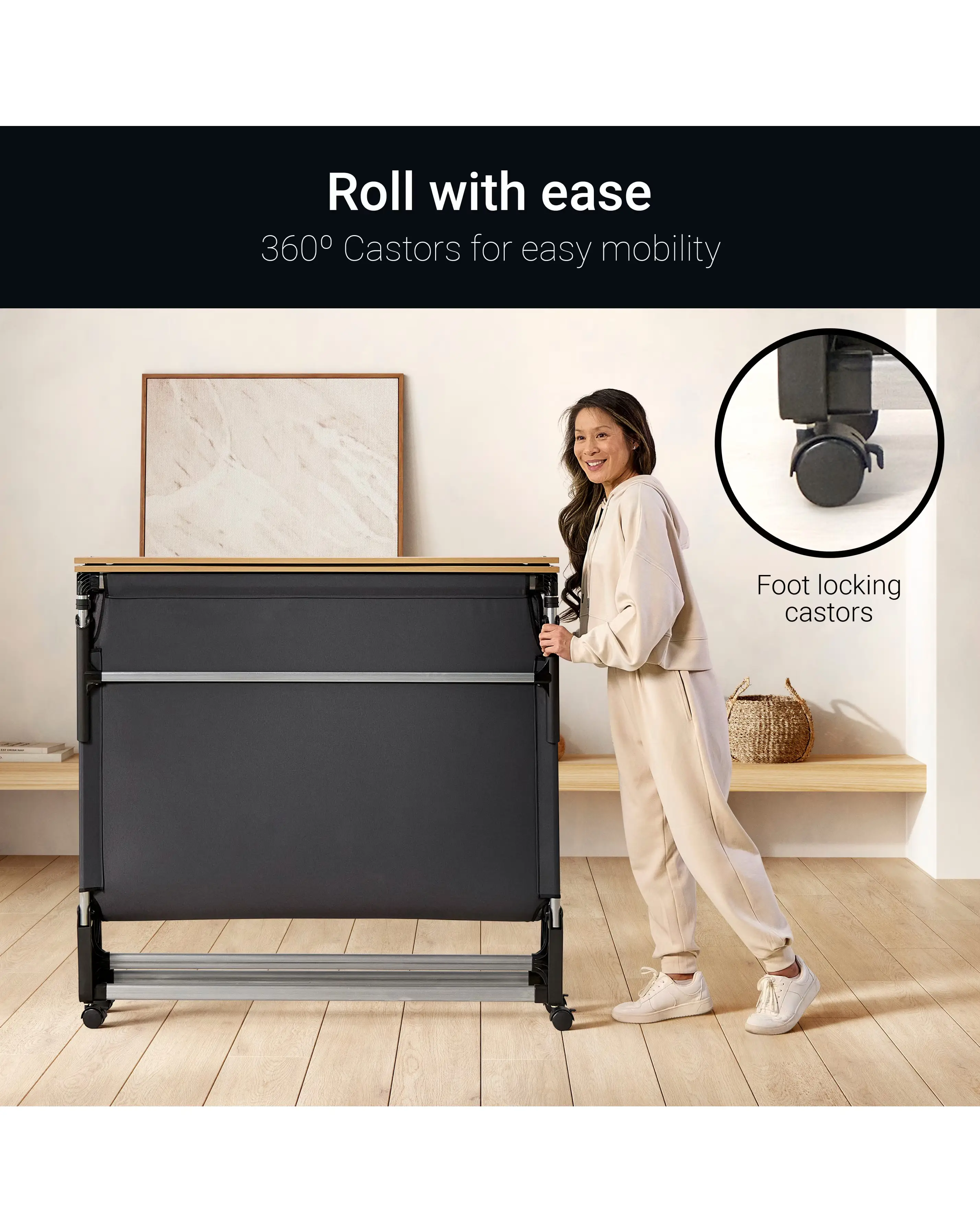 Jay-Be Grand Folding Bed with e-Pocket Mattress - Small Double 3 Jay-Be Grand Folding Bed with e-Pocket Mattress - Small Double