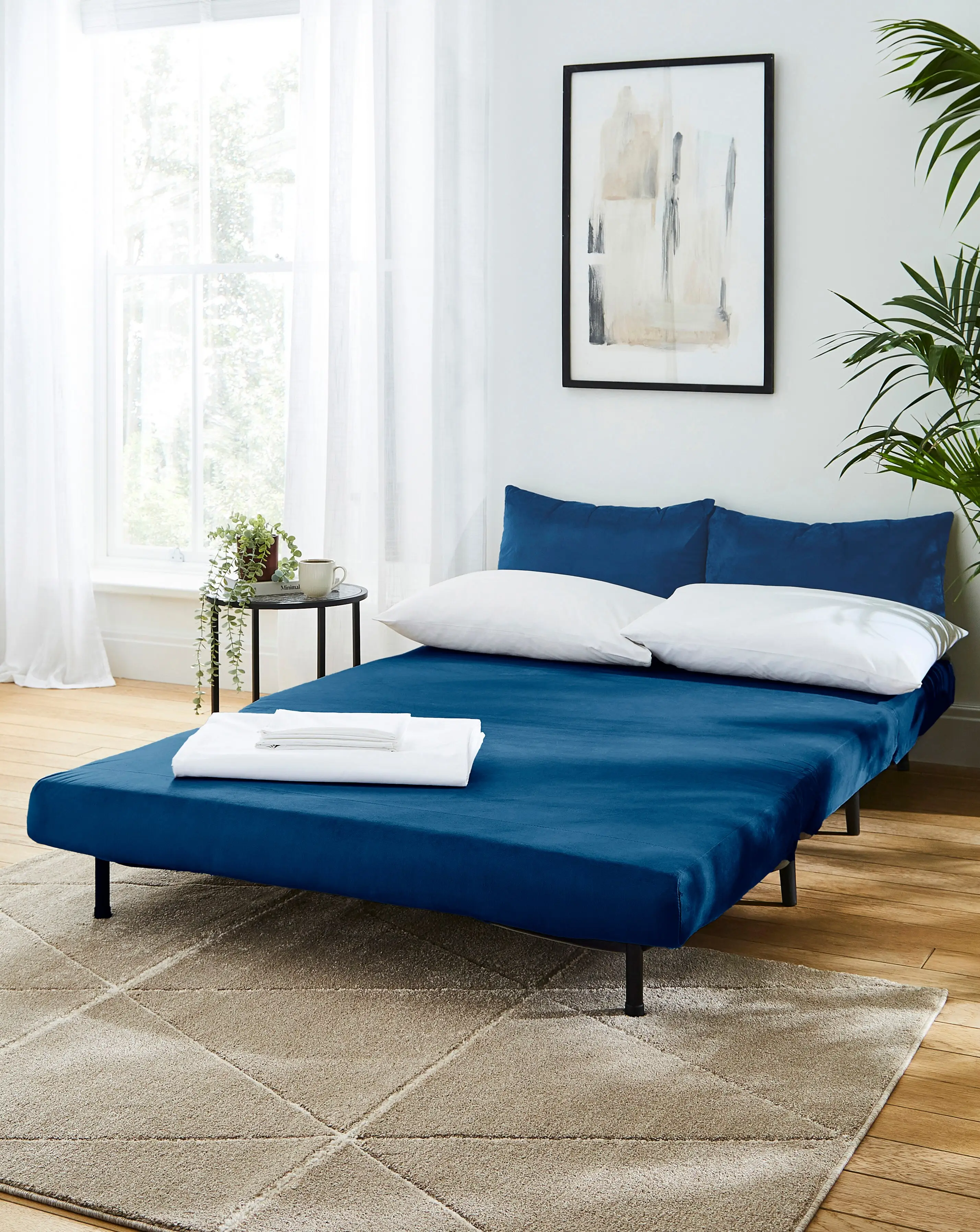 Lena Velvet Sofa Bed 2 Lena Velvet Sofa Bed