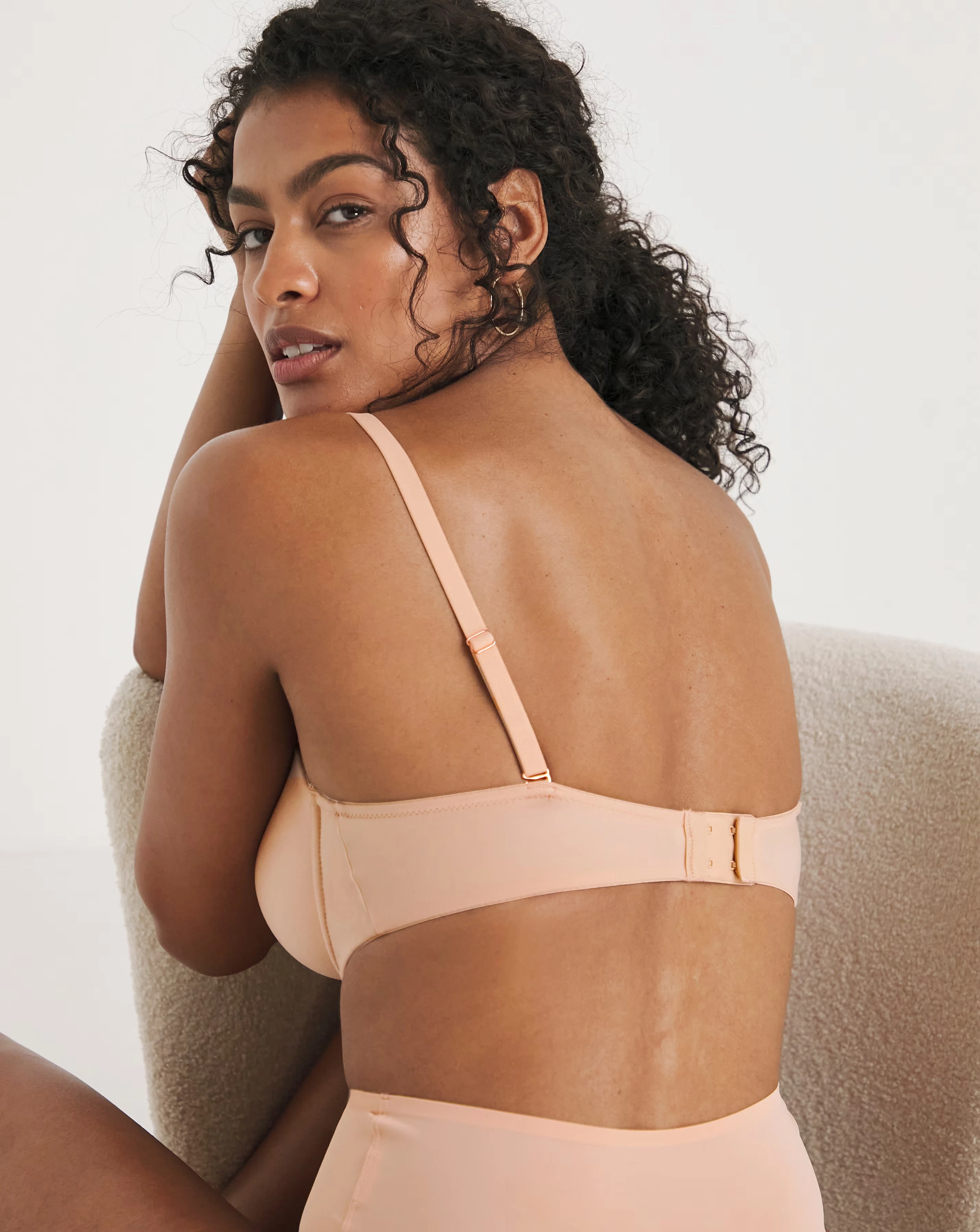Figleaves Smoothing Multiway Balcony Bra (B-GG) Latte 3 Figleaves Smoothing Multiway Balcony Bra (B-GG) Latte