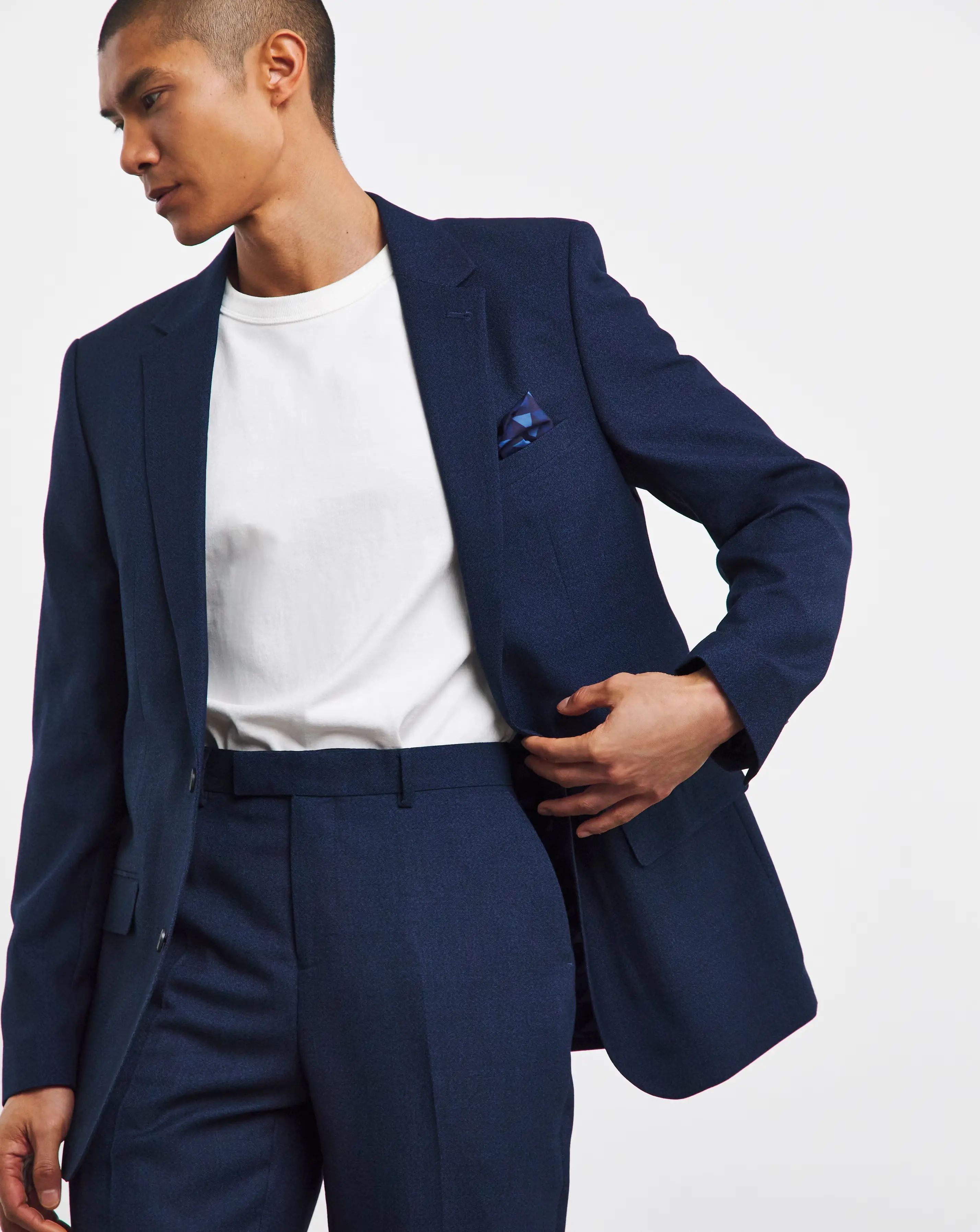 Long Length Stretch Suit Jacket 1 Long Length Stretch Suit Jacket