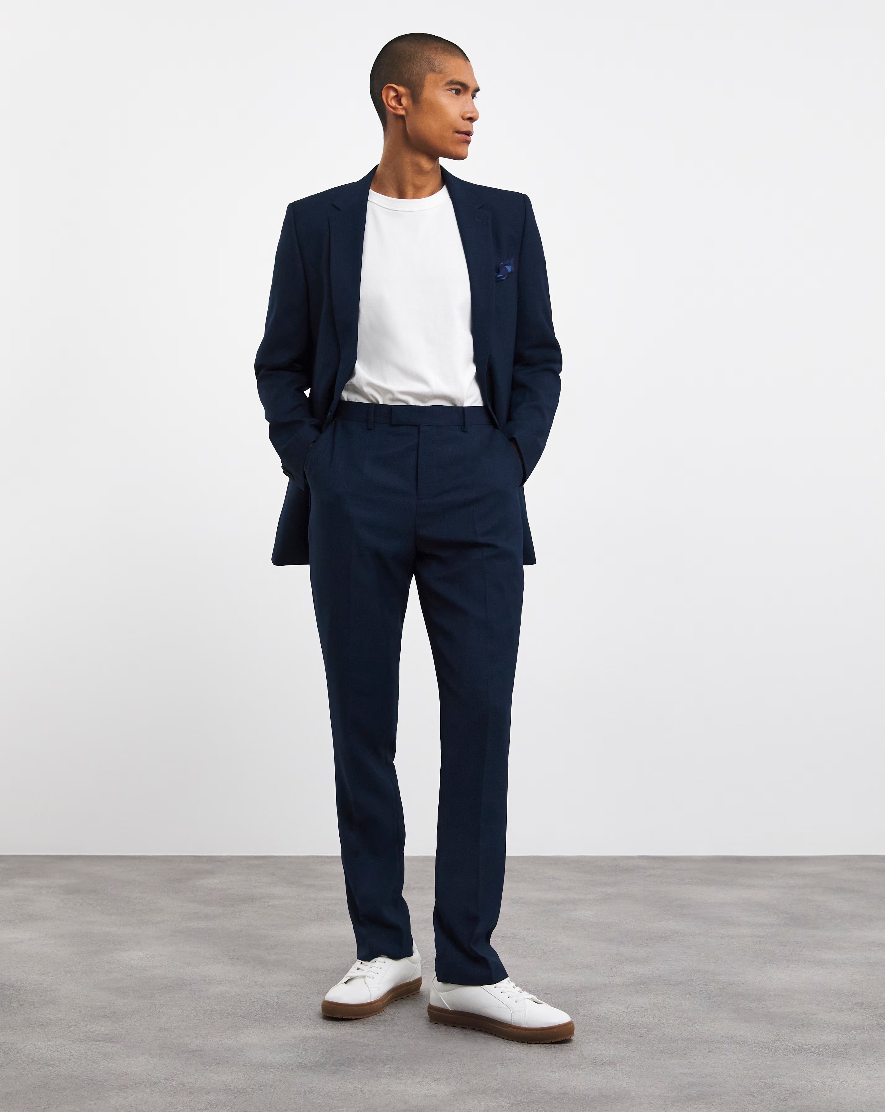 Long Length Stretch Suit Jacket 4 Long Length Stretch Suit Jacket