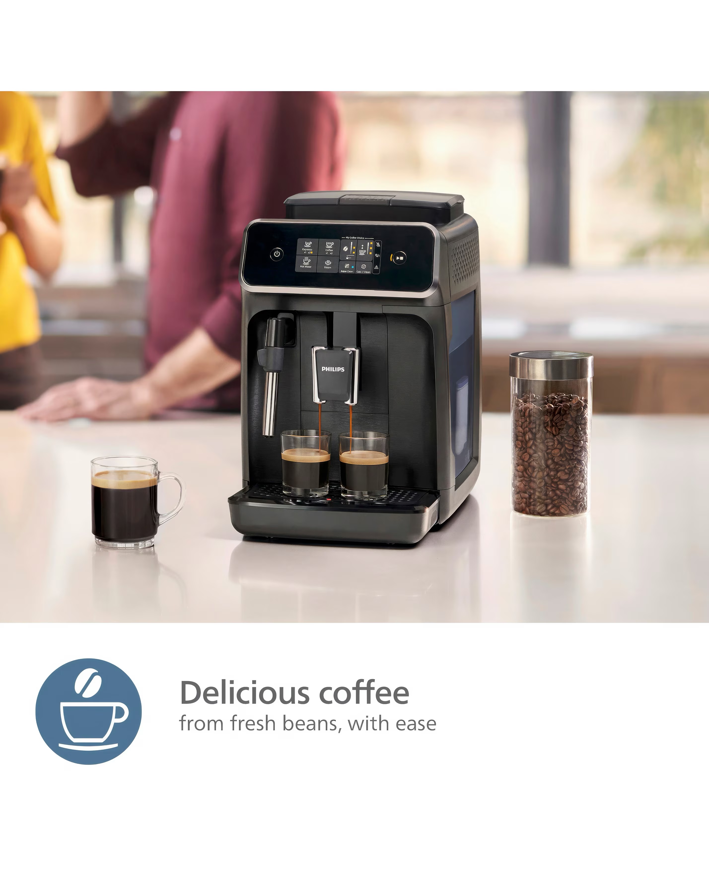 Philips EP2220/10 Fully Automatic Bean to Cup Coffee Machine 8 Philips EP2220/10 Fully Automatic Bean to Cup Coffee Machine
