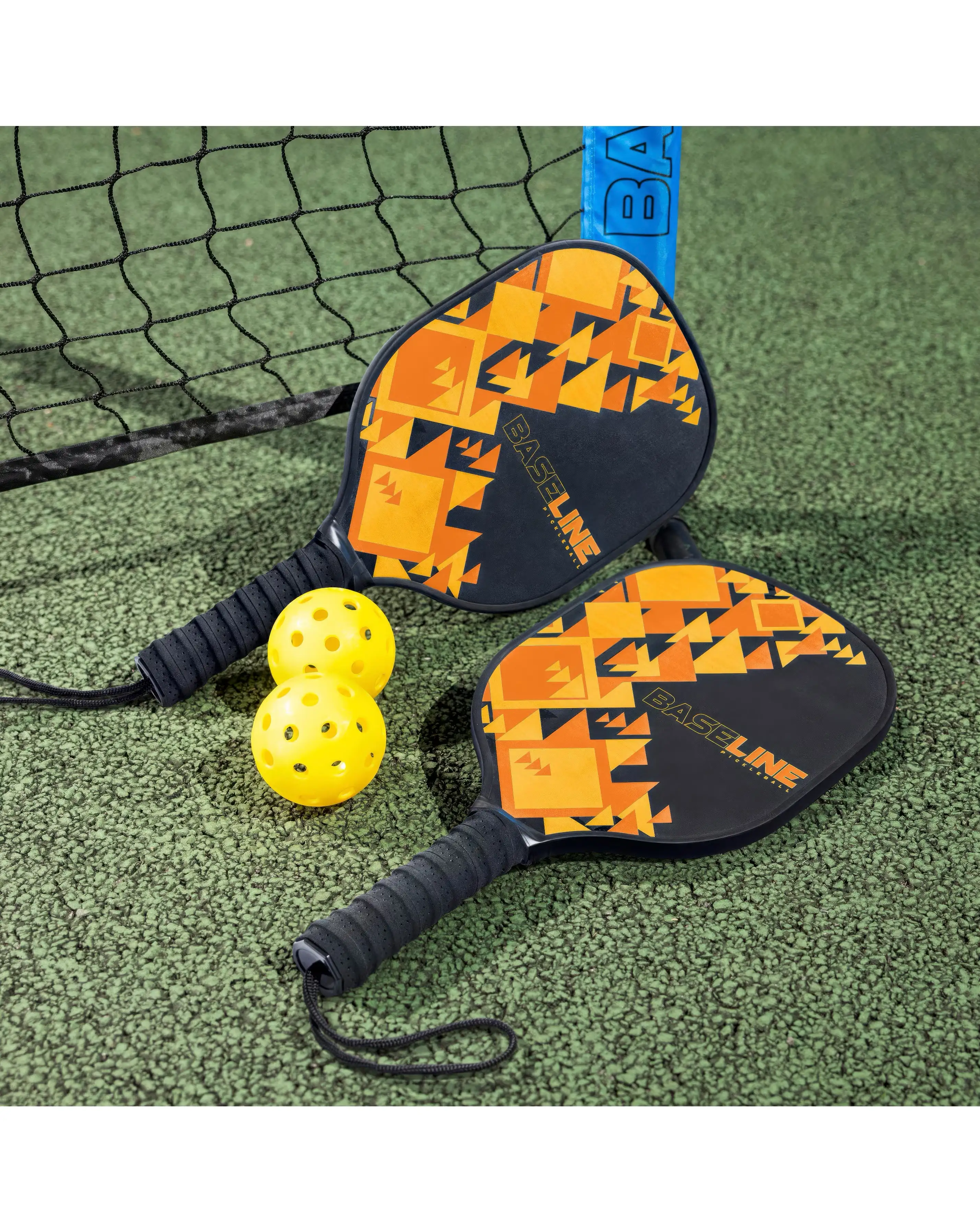 Baseline Pickleball Bat and Ball Set 6 Baseline Pickleball Bat and Ball Set
