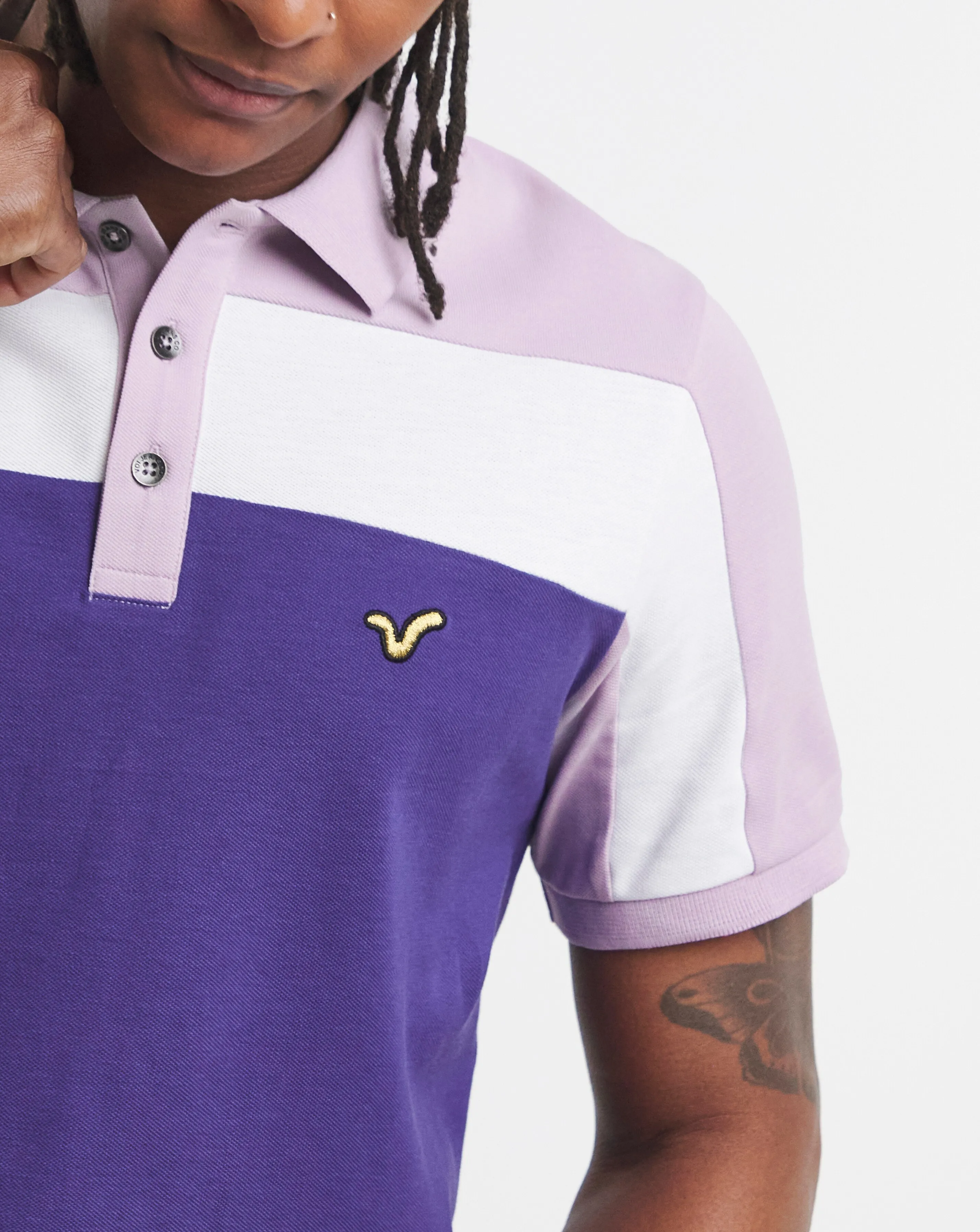 Voi Storm Colour Block Polo Long Length 3 Voi Storm Colour Block Polo Long Length