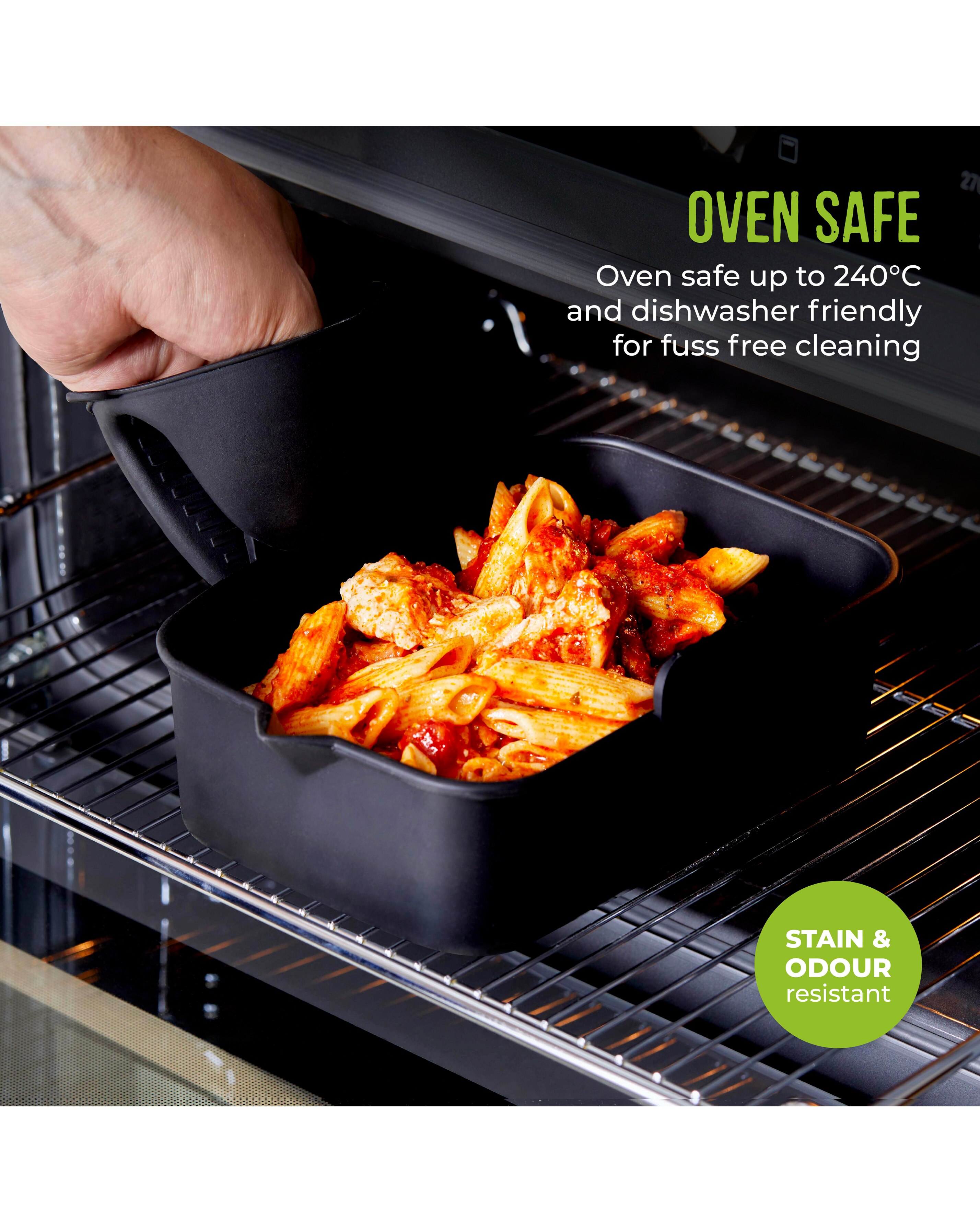 Tower Set of 2 Rectangular Air Fryer Trays 2 Tower Set of 2 Rectangular Air Fryer Trays