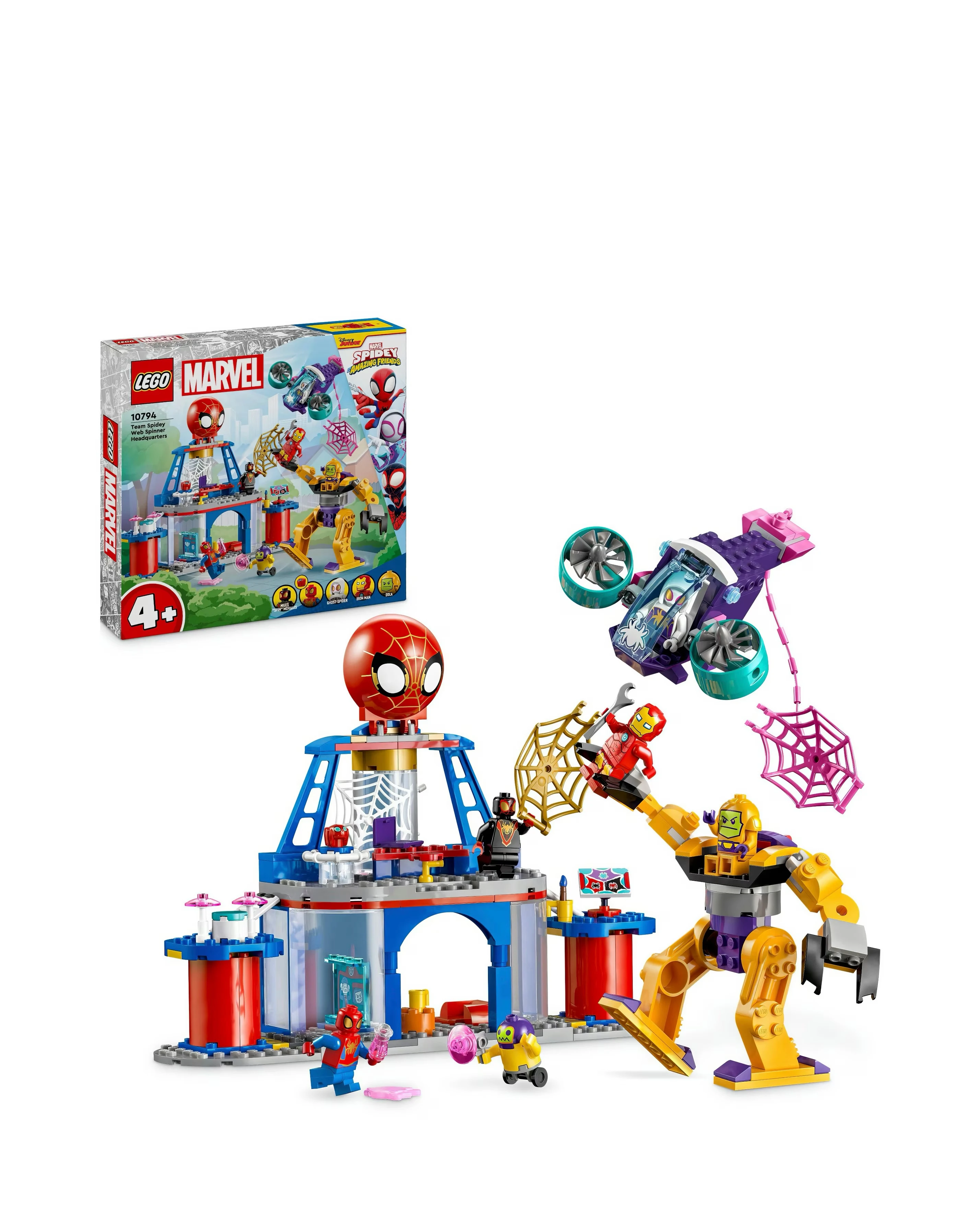 LEGO Spidey Team Spidey Web Spinner Headquarters 10794