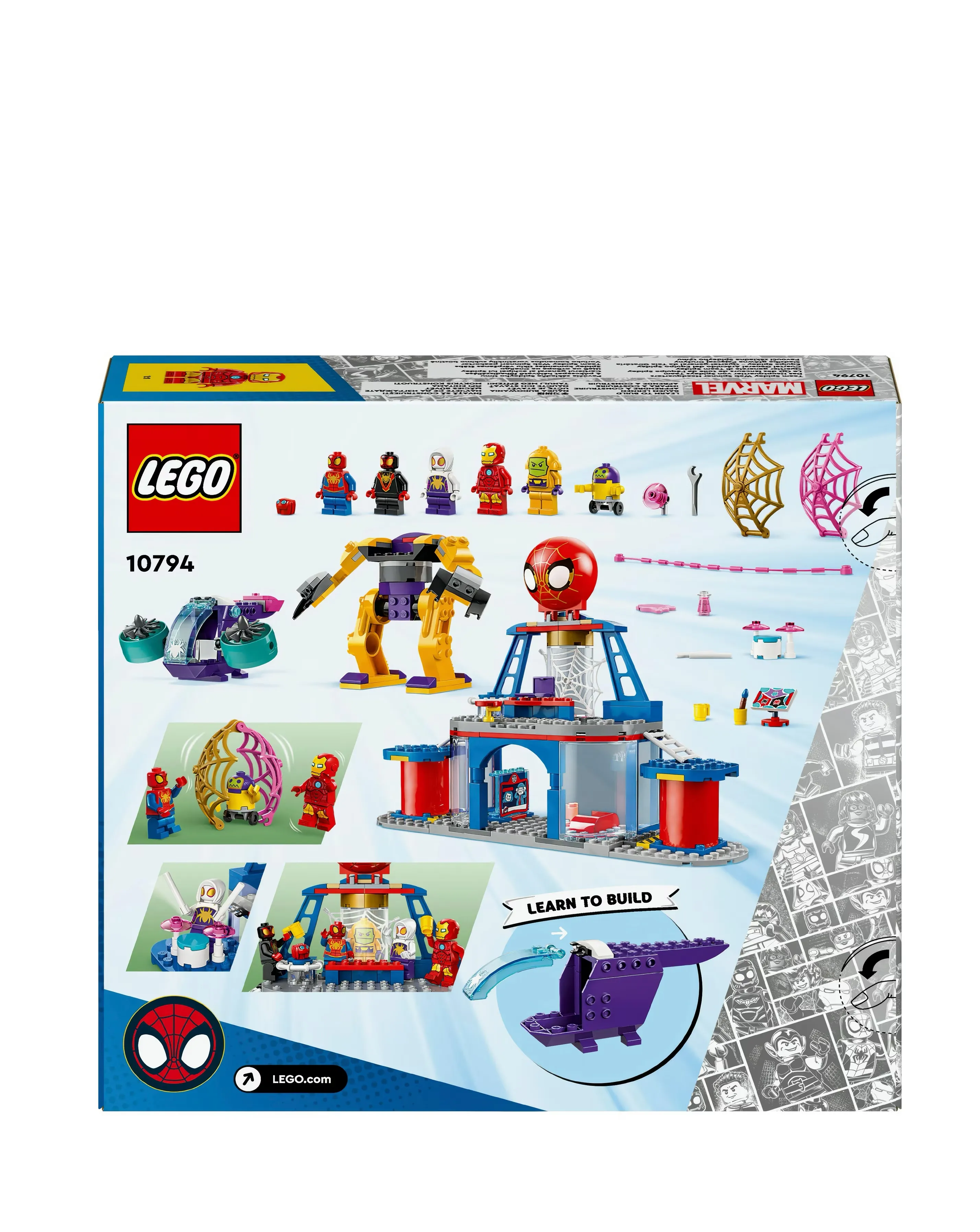 LEGO Spidey Team Spidey Web Spinner Headquarters 10794 3 LEGO Spidey Team Spidey Web Spinner Headquarters 10794