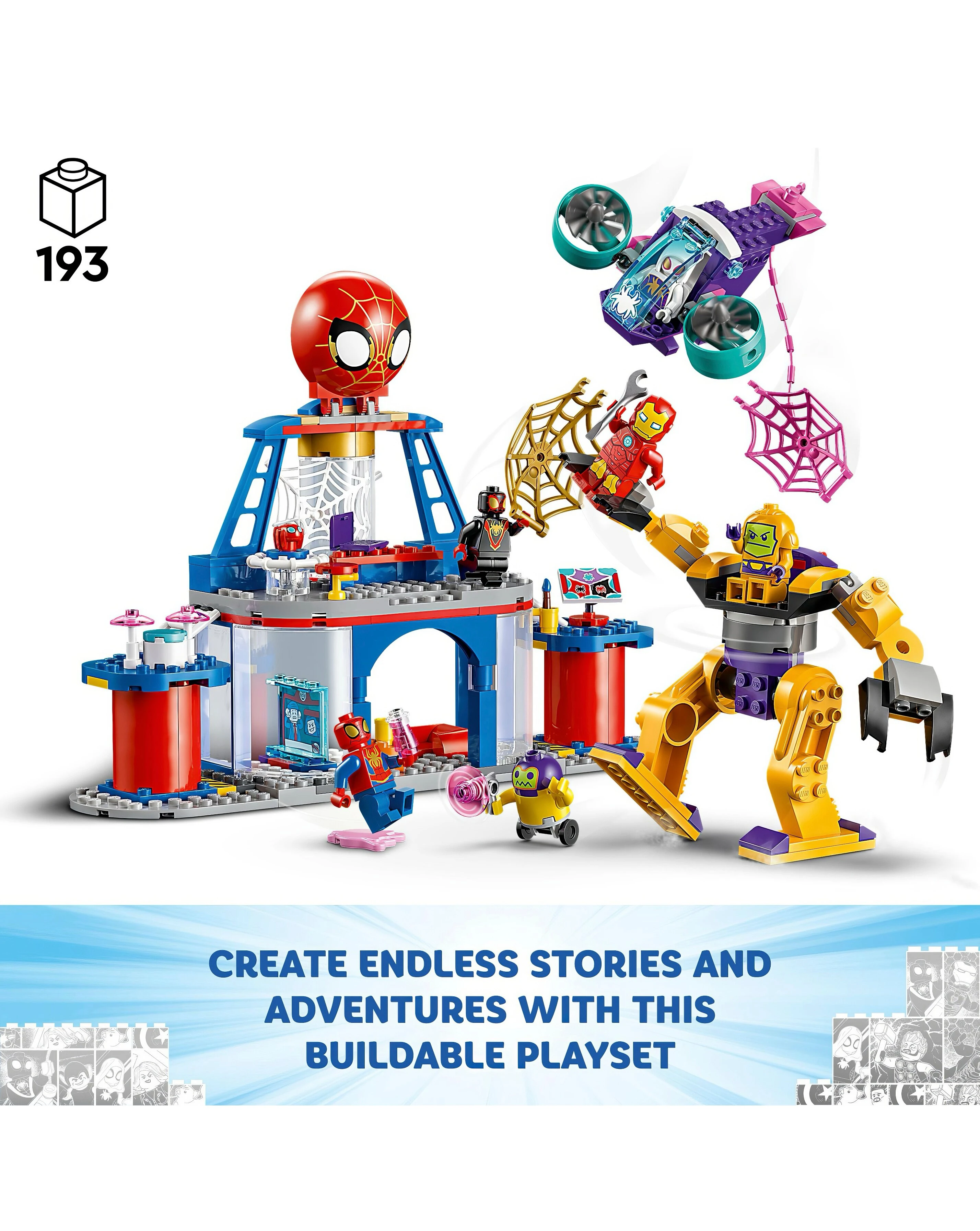LEGO Spidey Team Spidey Web Spinner Headquarters 10794 6 LEGO Spidey Team Spidey Web Spinner Headquarters 10794