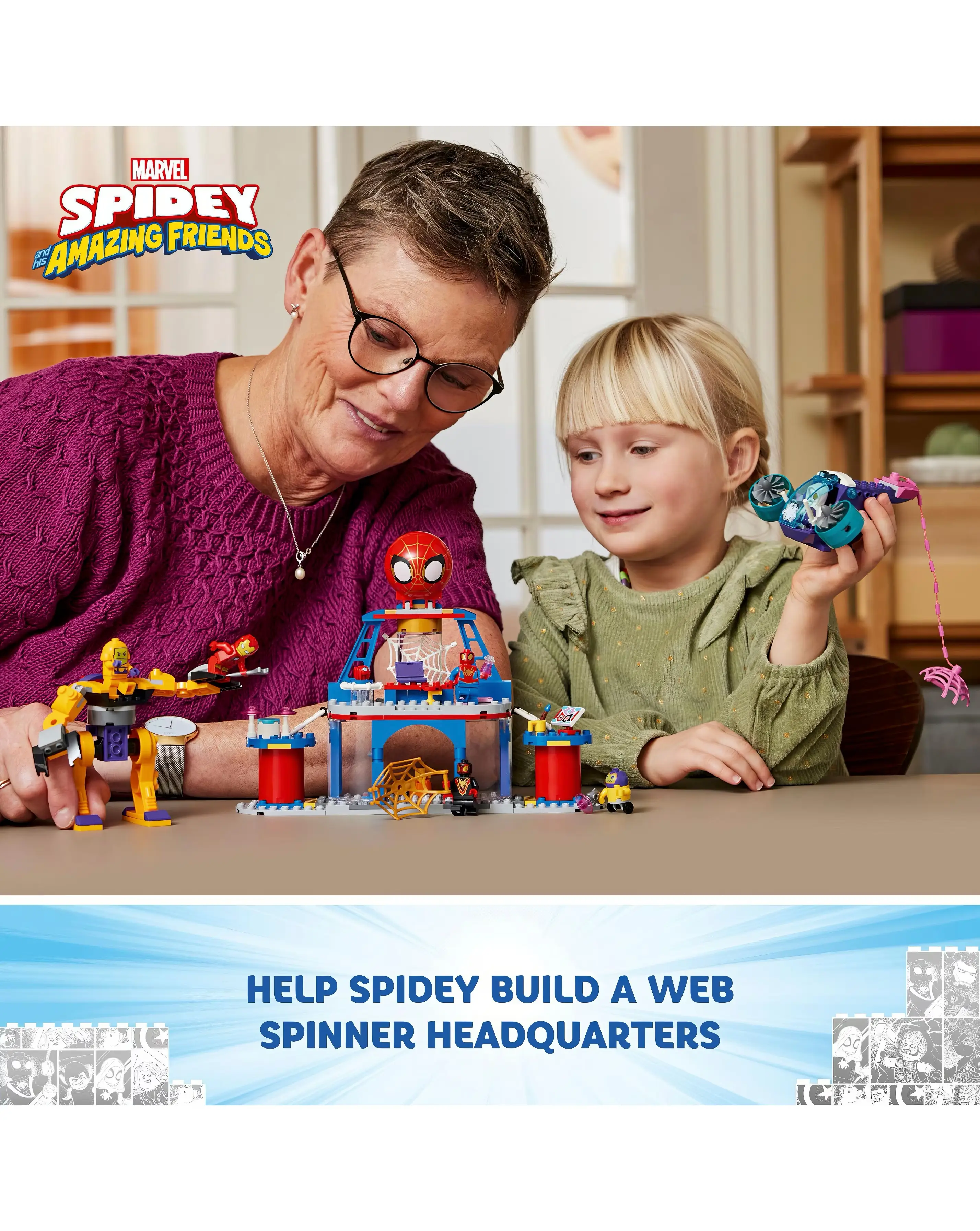 LEGO Spidey Team Spidey Web Spinner Headquarters 10794 7 LEGO Spidey Team Spidey Web Spinner Headquarters 10794