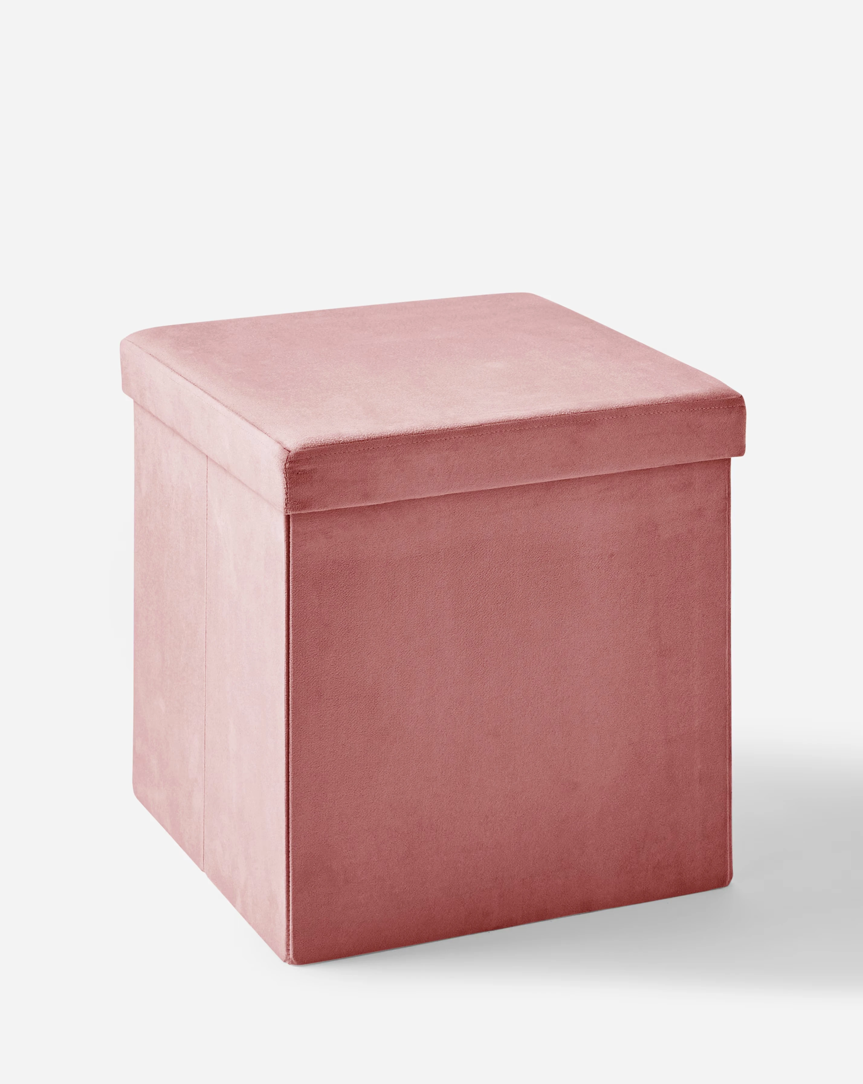 Velvet Foldable Storage Ottoman Cube 2 Velvet Foldable Storage Ottoman Cube