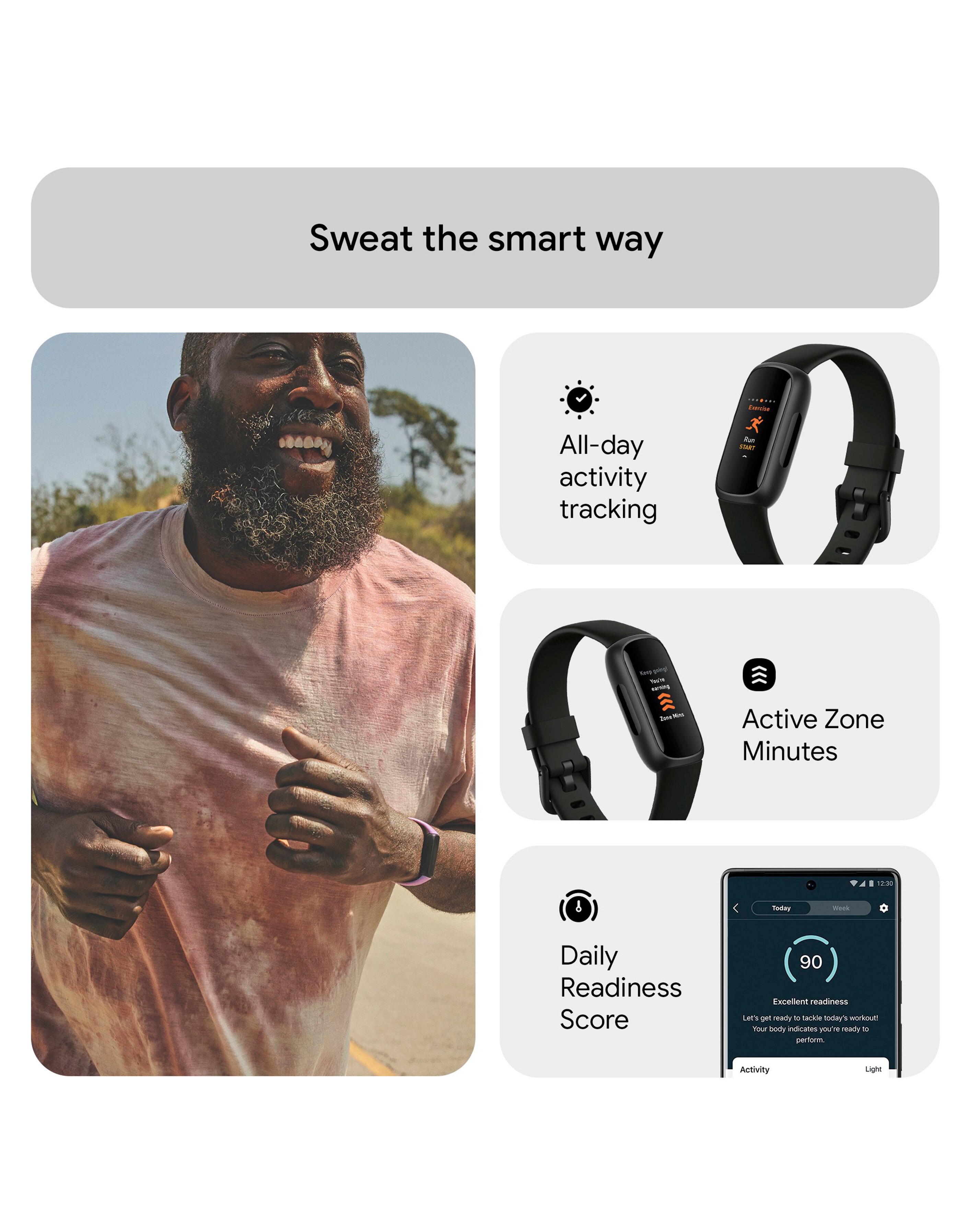 Fitbit Inspire 3 Fitness Tracker - Midnight Zen 2 Fitbit Inspire 3 Fitness Tracker - Midnight Zen