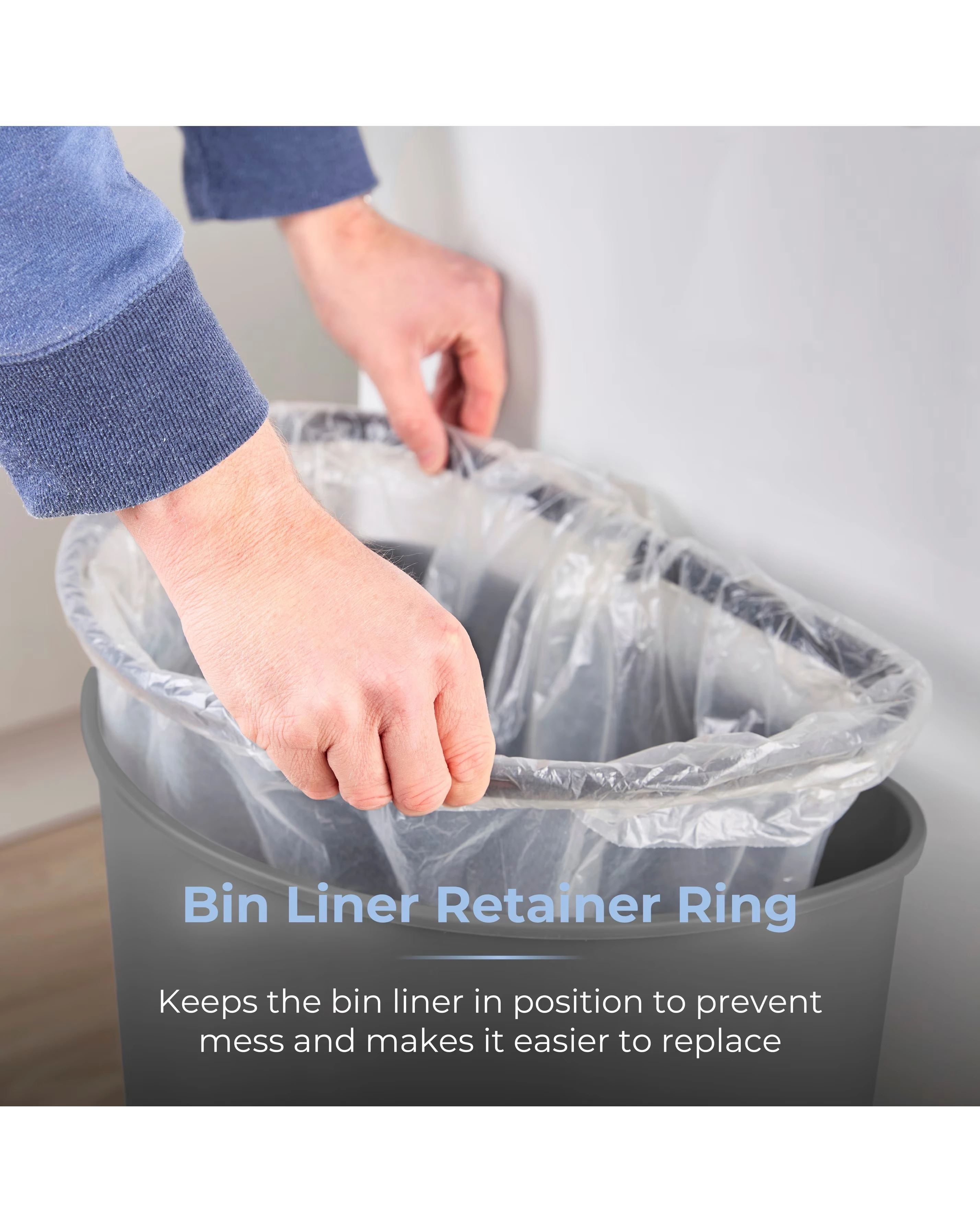 Tower Grey 50L Curved Sensor Bin 3 Tower Grey 50L Curved Sensor Bin
