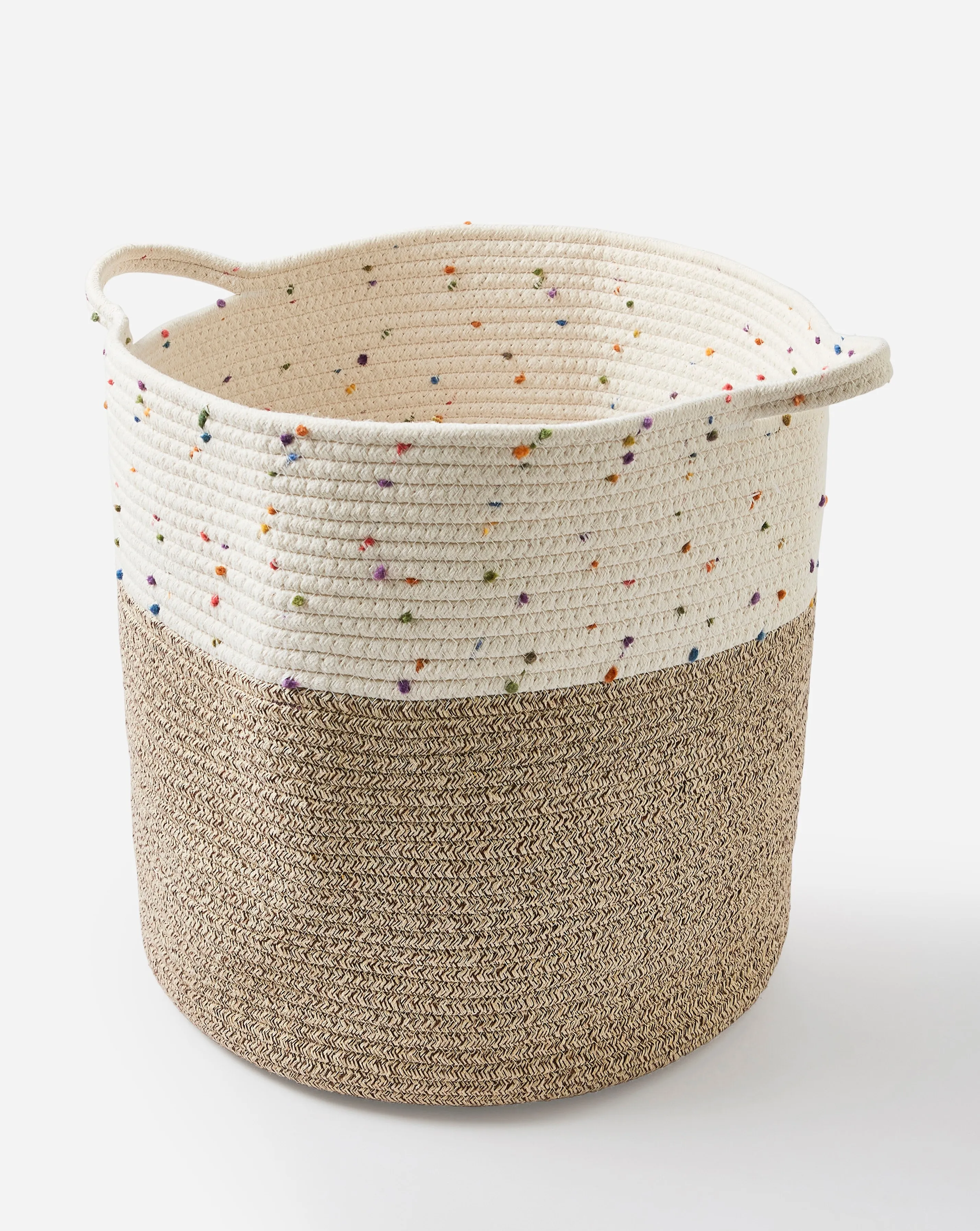 Julipa Storage Basket with Speckles 2 Julipa Storage Basket with Speckles