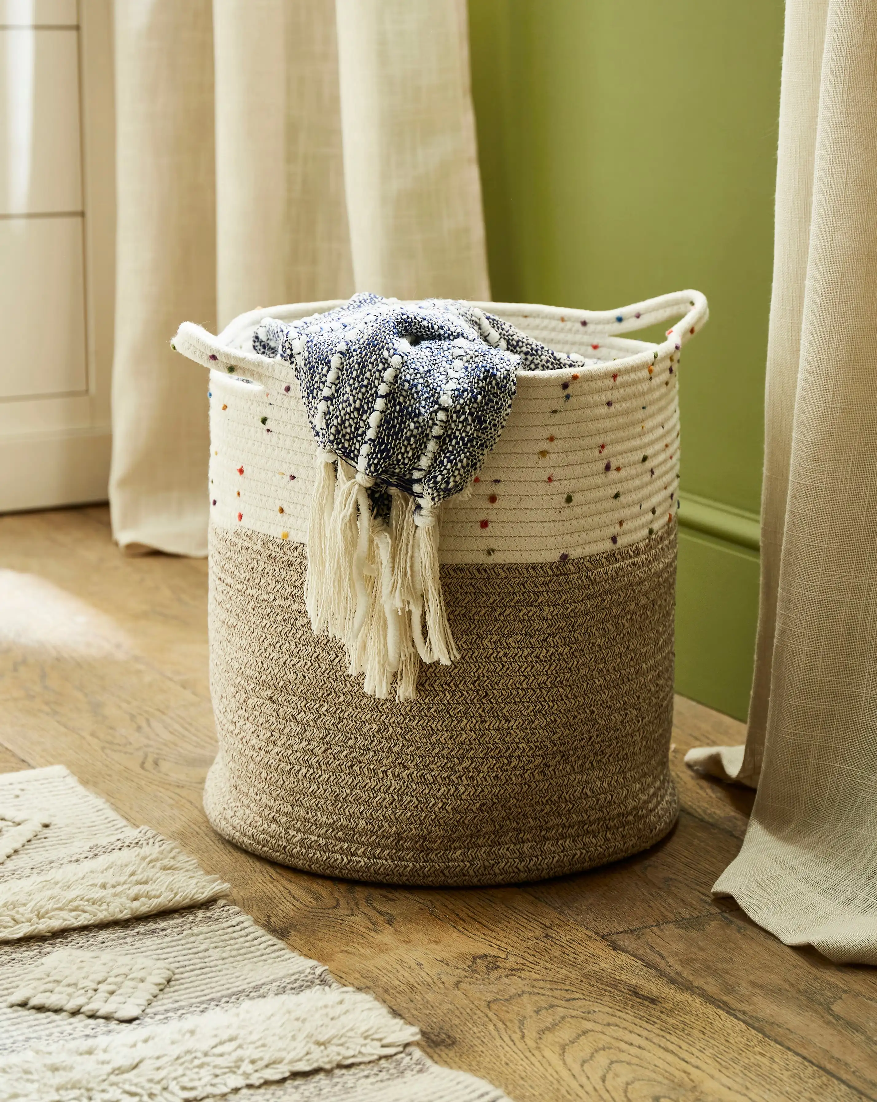 Julipa Storage Basket with Speckles 3 Julipa Storage Basket with Speckles