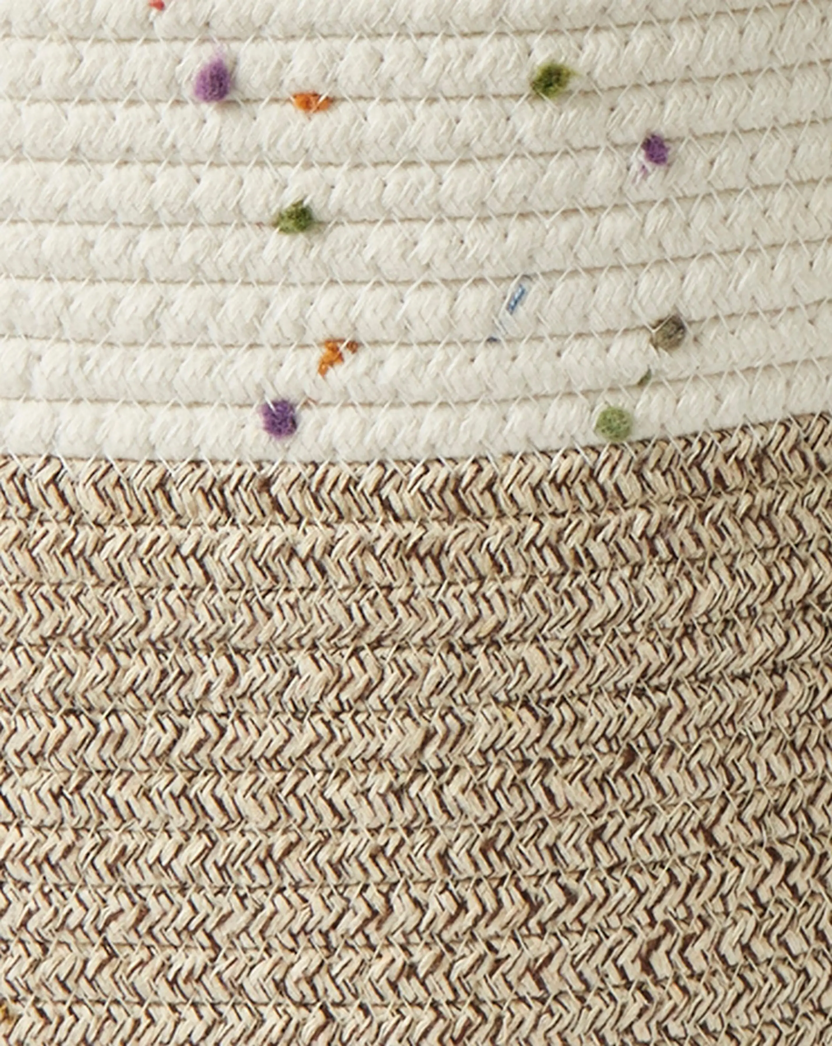 Julipa Storage Basket with Speckles 4 Julipa Storage Basket with Speckles