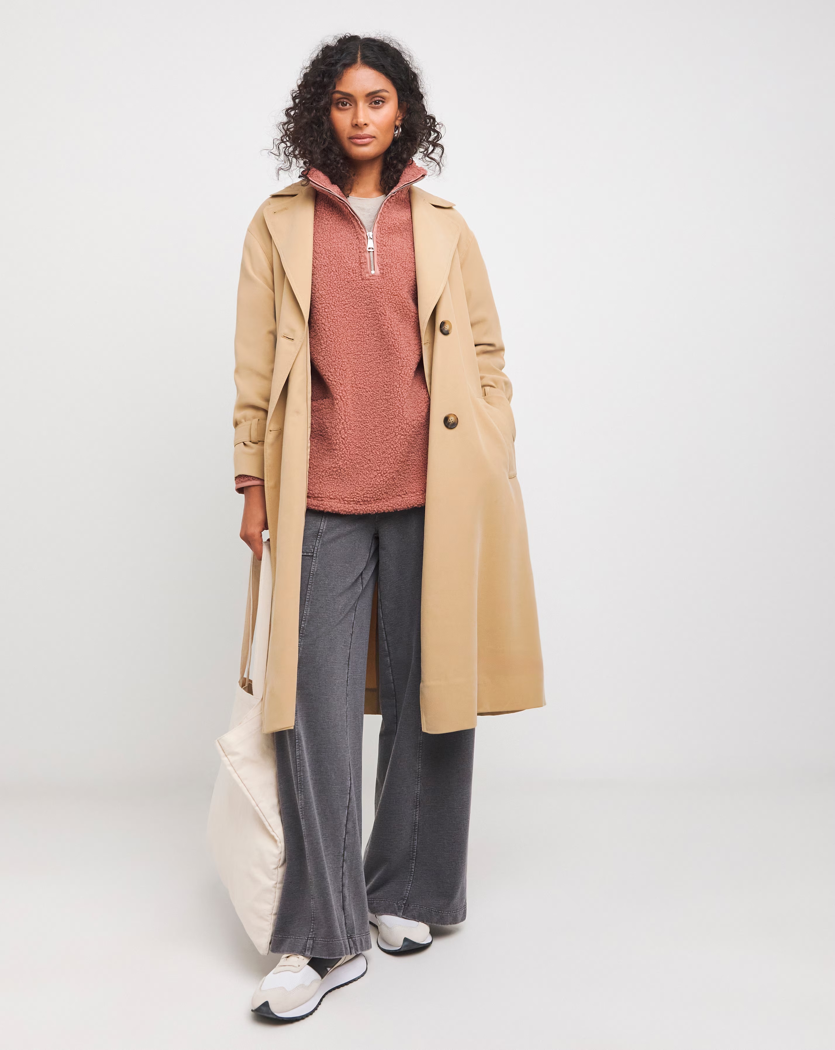Rose Borg Longline Quarter Zip Jacket 2 Rose Borg Longline Quarter Zip Jacket