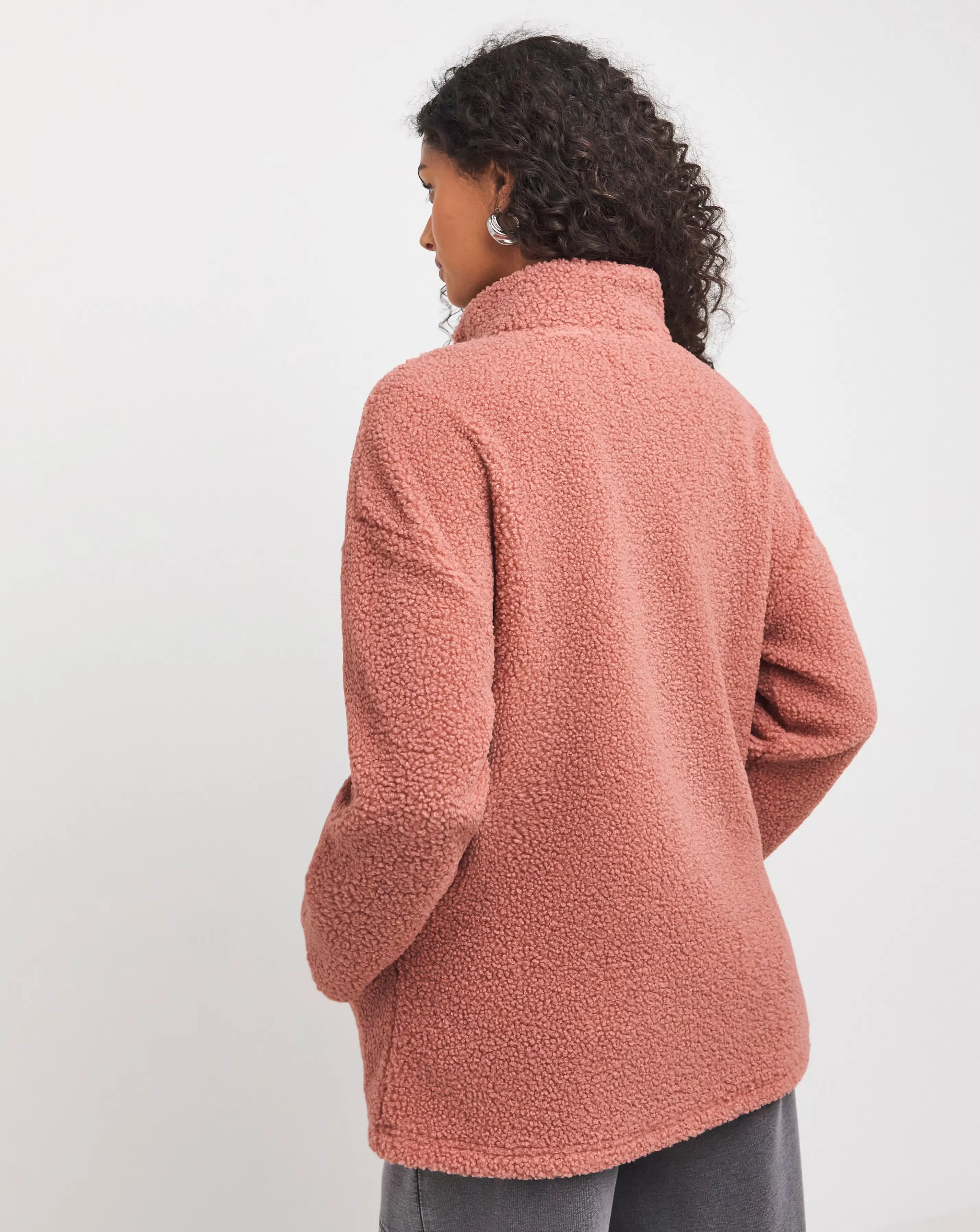 Rose Borg Longline Quarter Zip Jacket 4 Rose Borg Longline Quarter Zip Jacket
