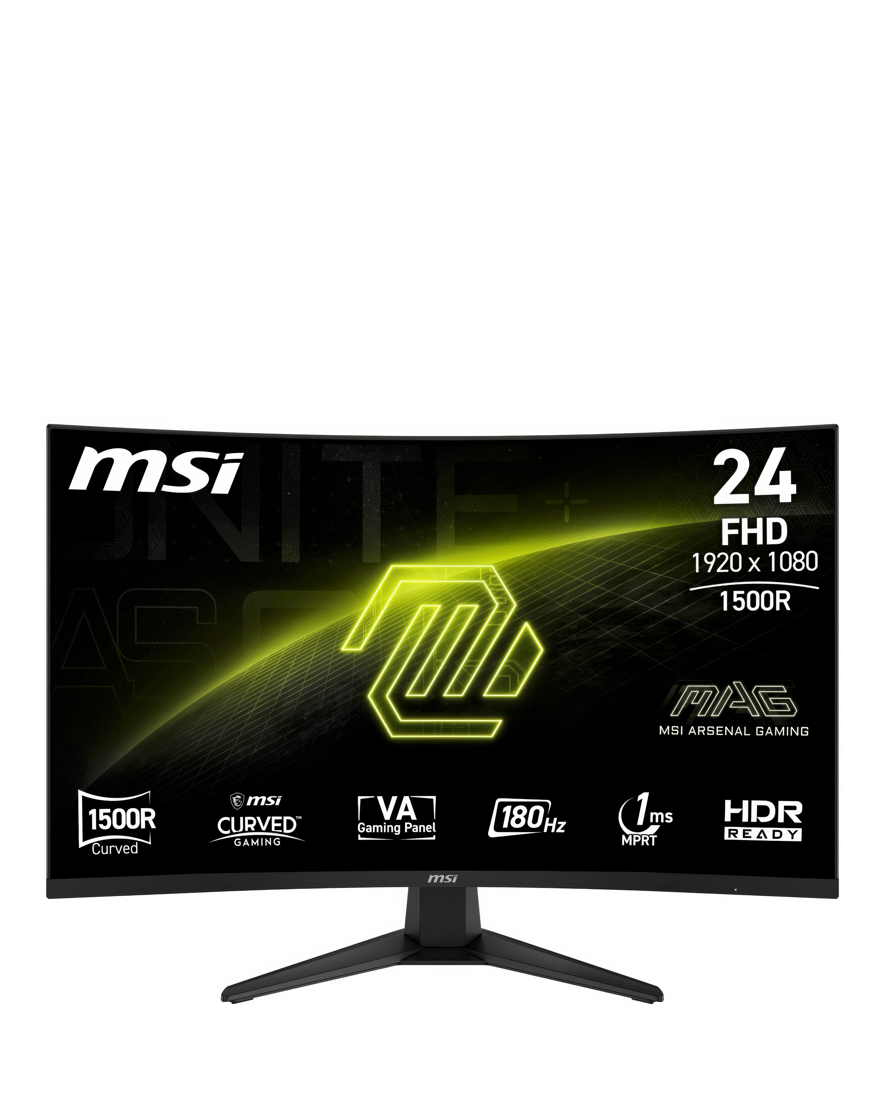 MSI MAG 244C 24in FHD 180Hz 1ms Curved Gaming Monitor