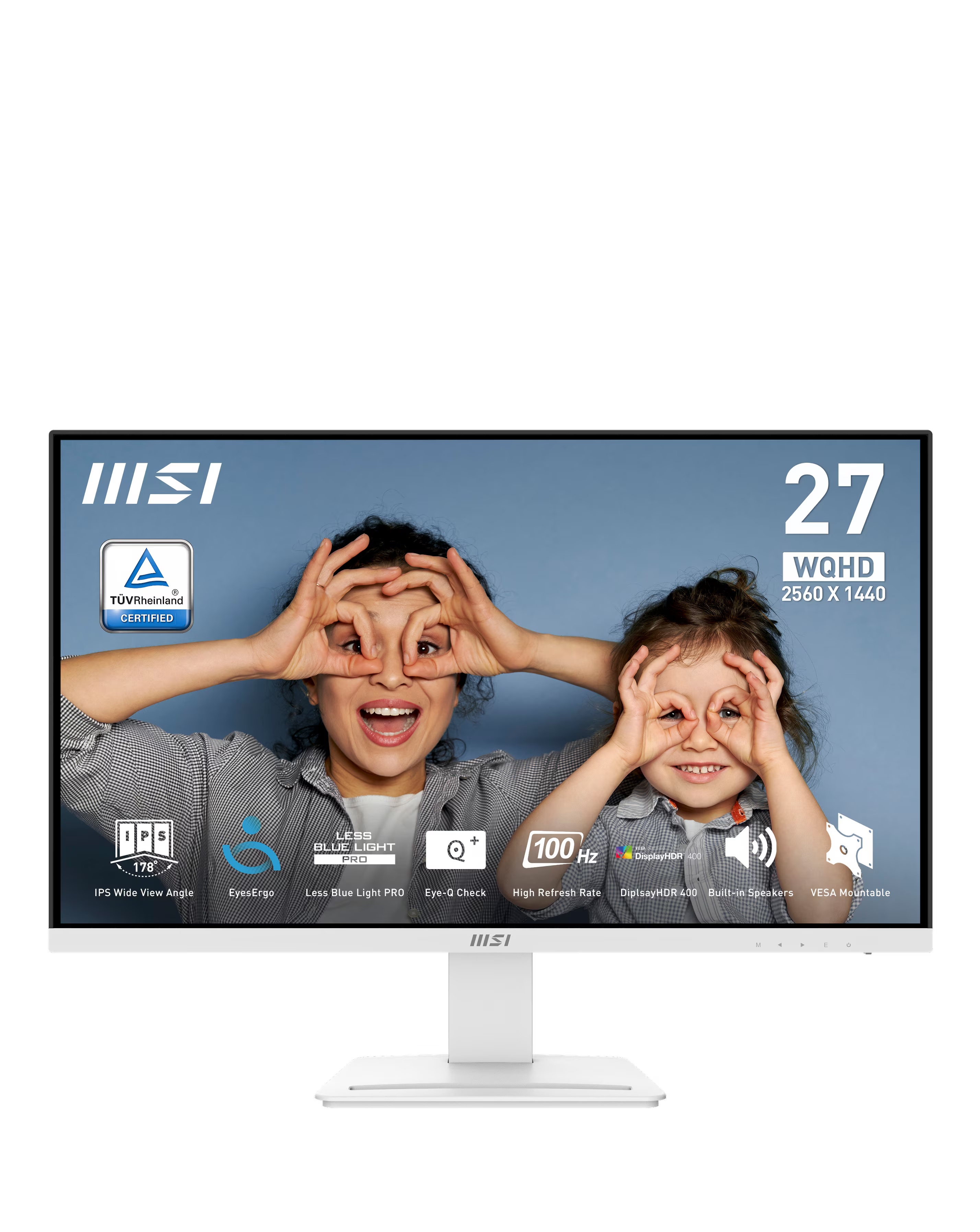 MSI PRO MP273QW E2 27in WQHD 100Hz IPS 1ms EyesErgo Monitor