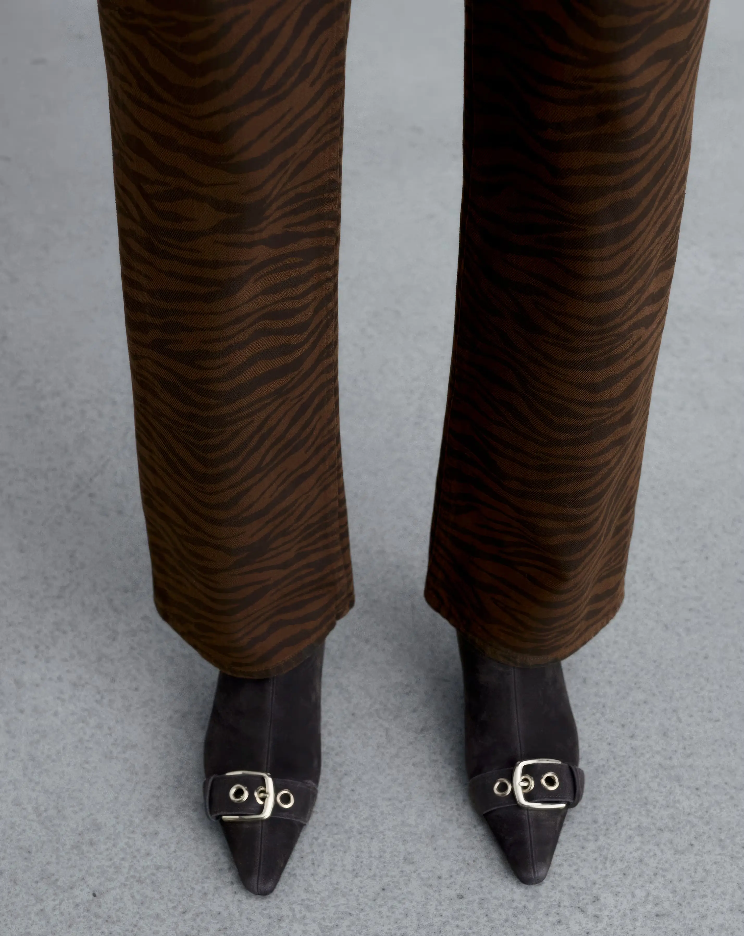 Mango Zebra Print Straight Jeans 5 Mango Zebra Print Straight Jeans