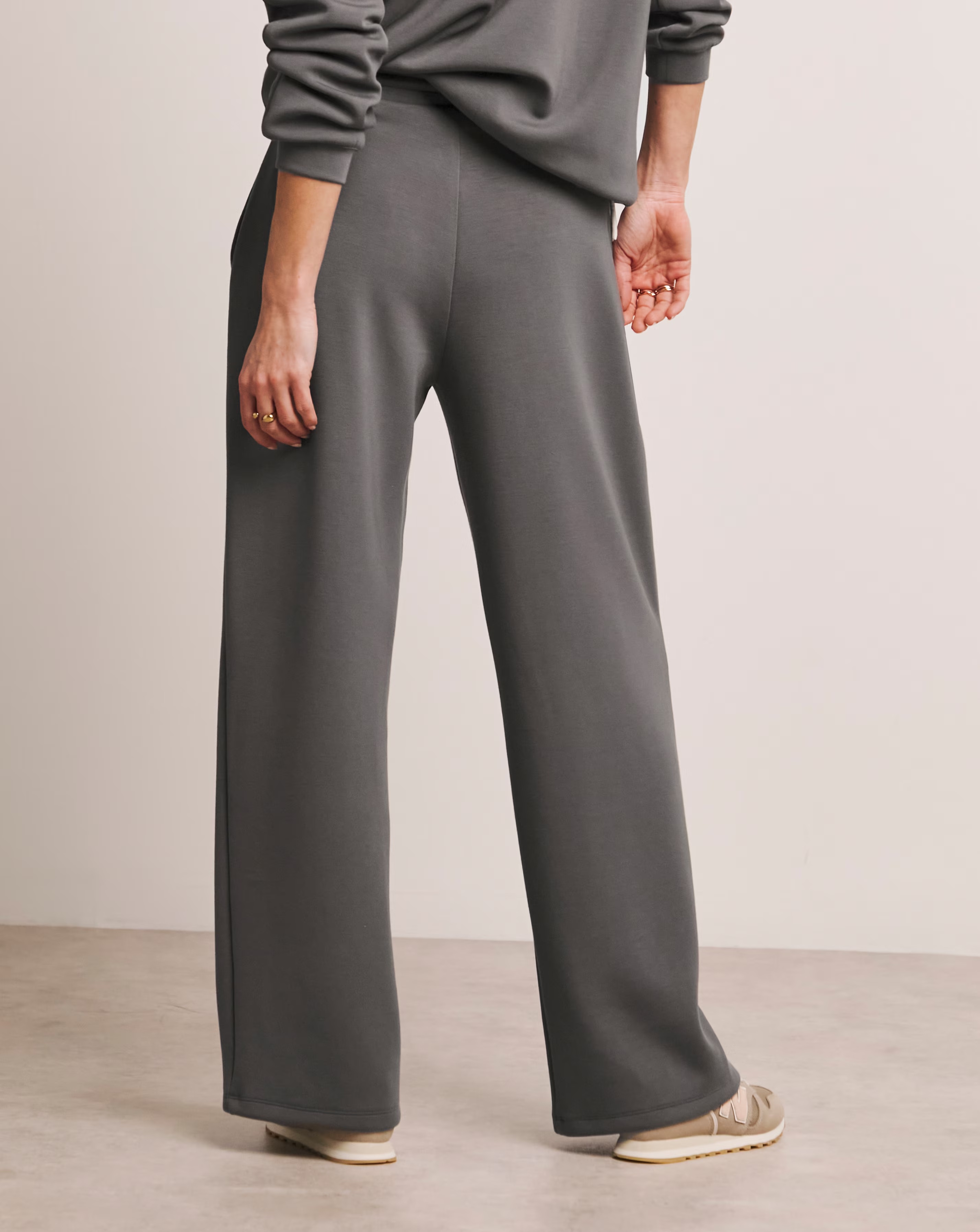 Anthology Steel Grey Wide Leg Joggers 5 Anthology Steel Grey Wide Leg Joggers