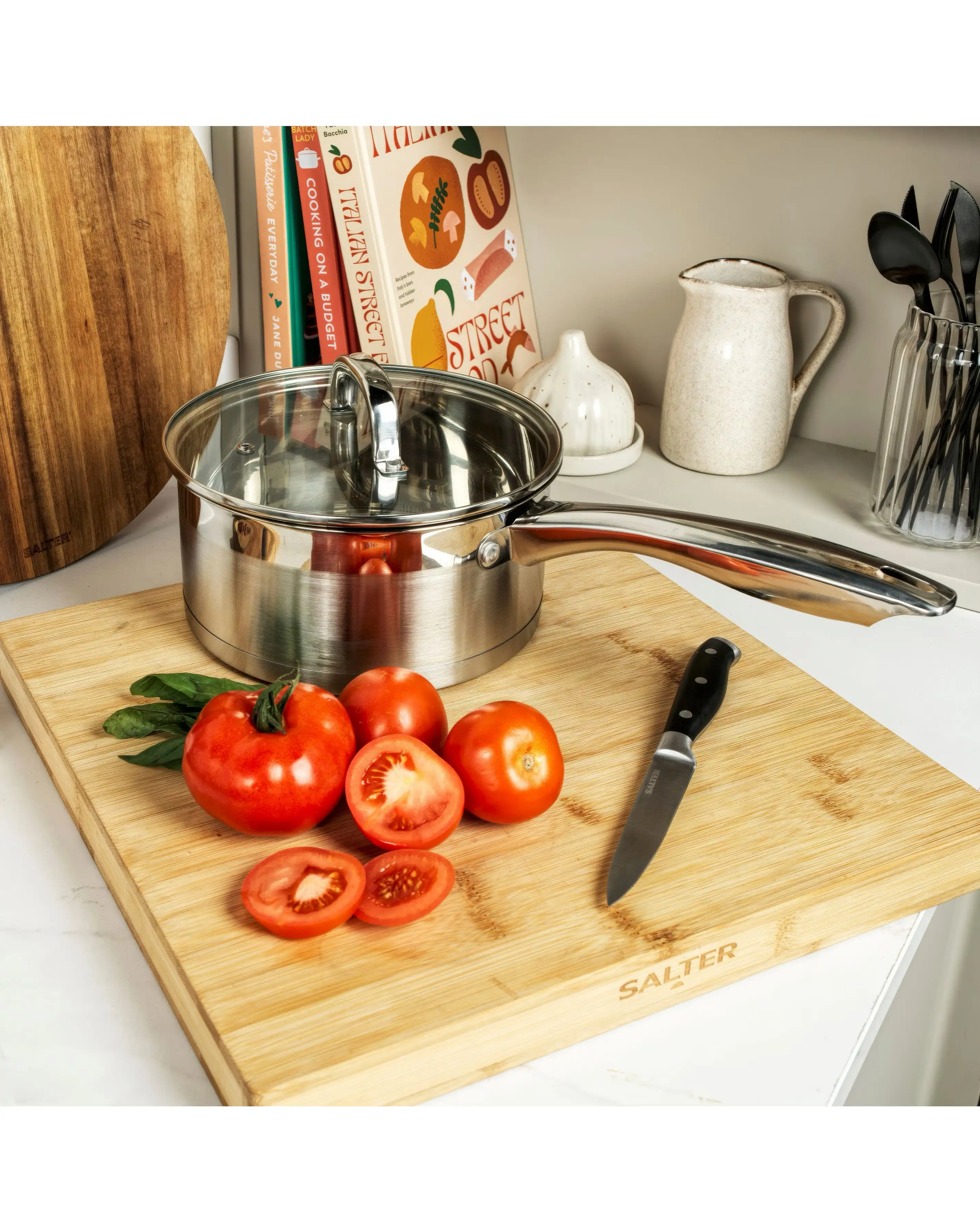 Salter Timeless Collection 5 Piece Pan Set 6 Salter Timeless Collection 5 Piece Pan Set
