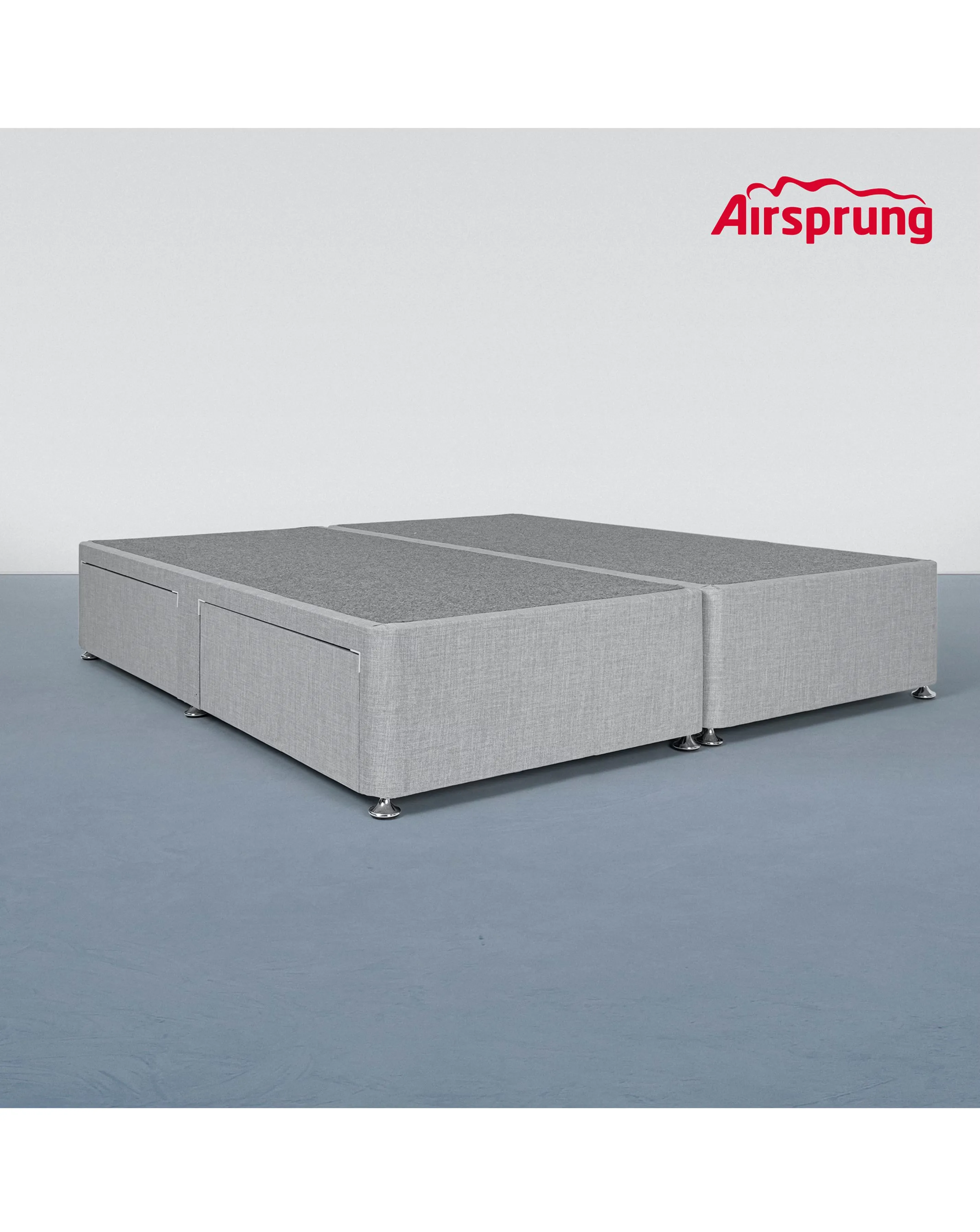 Airsprung Fabric Divan Base with 4 Drawers 2 Airsprung Fabric Divan Base with 4 Drawers
