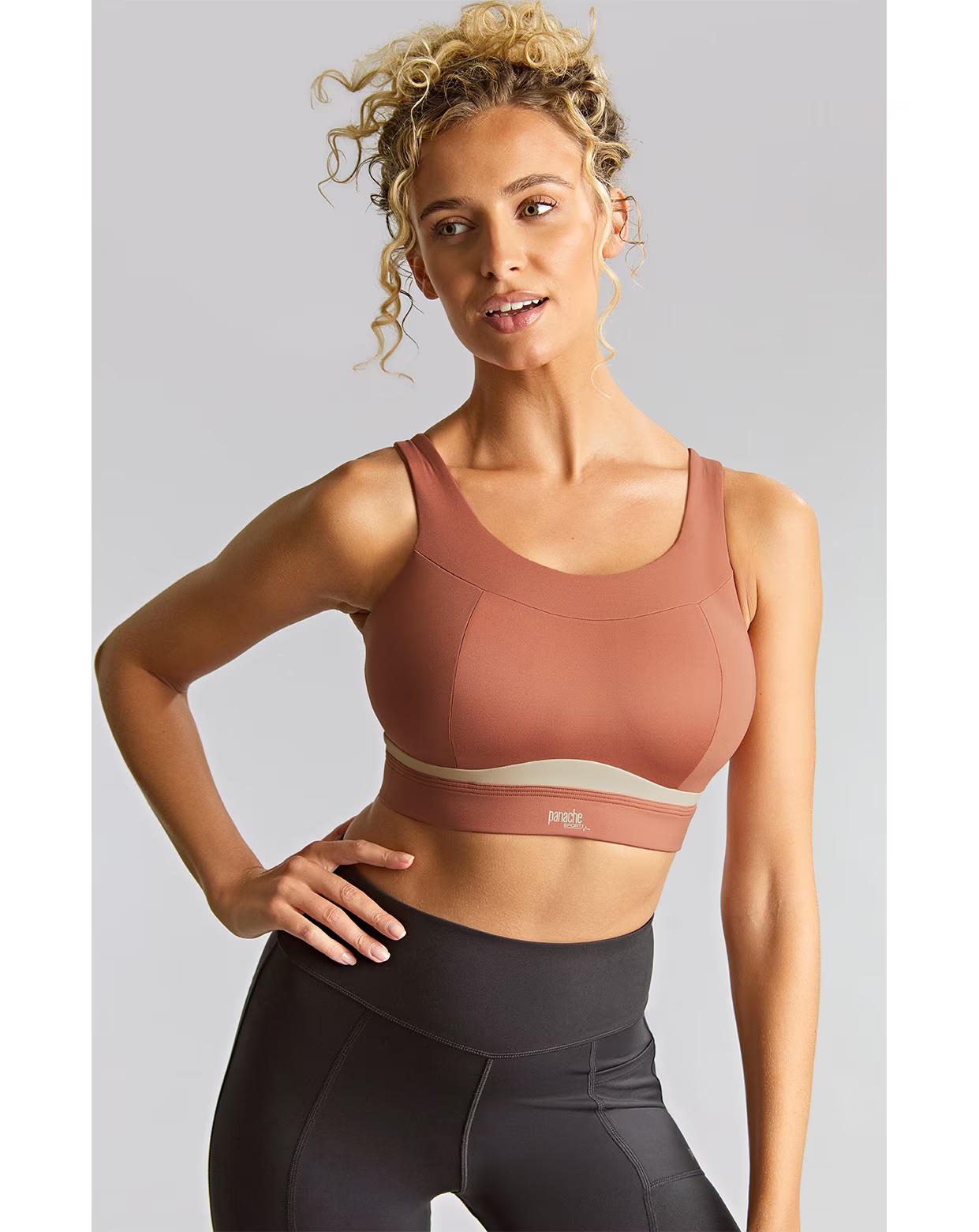 Panache Freedom Non Wired Non Padded Sports Sienna Rose/Chalk 3 Panache Freedom Non Wired Non Padded Sports Sienna Rose/Chalk