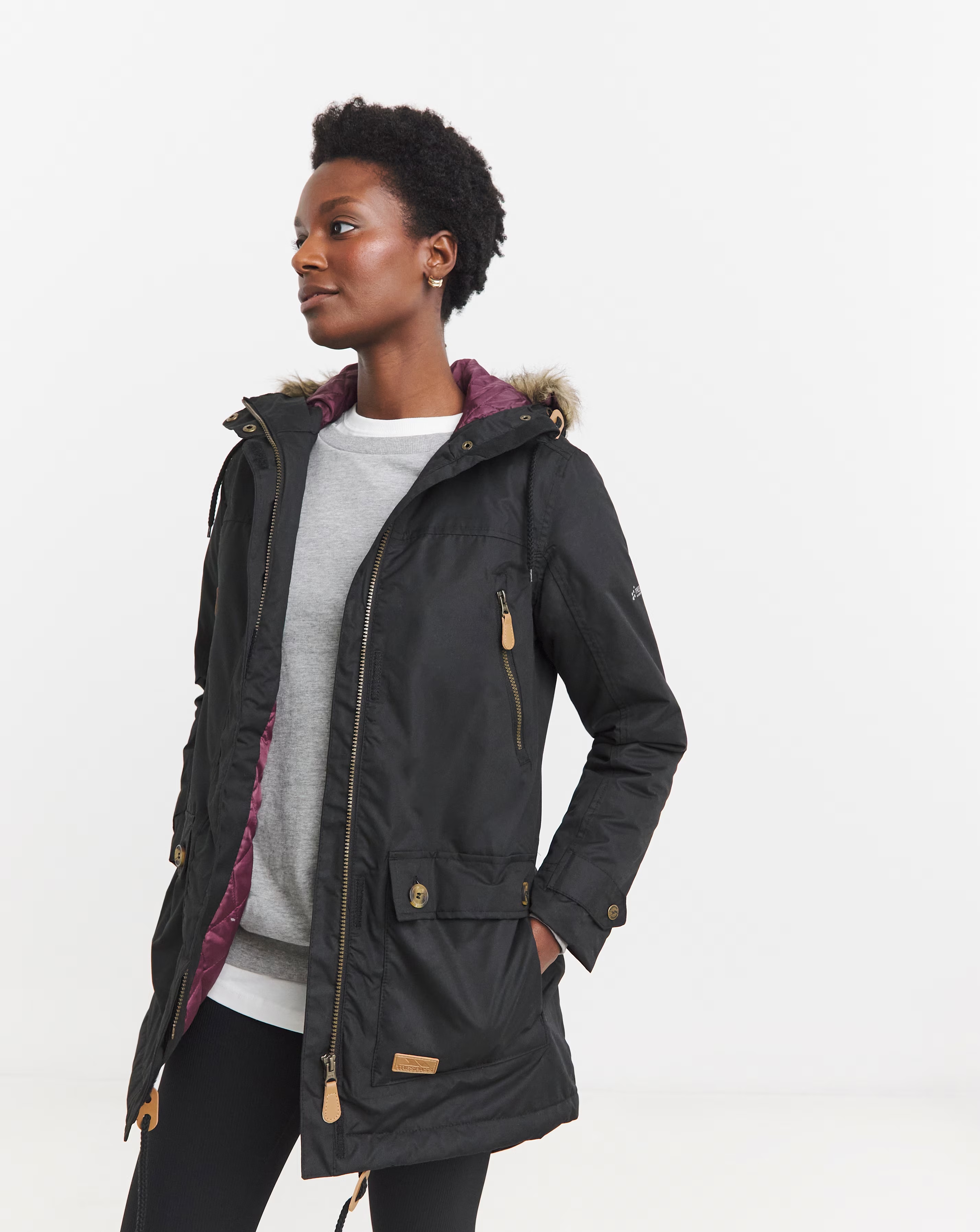 Trespass Clea Waterproof Rain Jacket 1 Trespass Clea Waterproof Rain Jacket